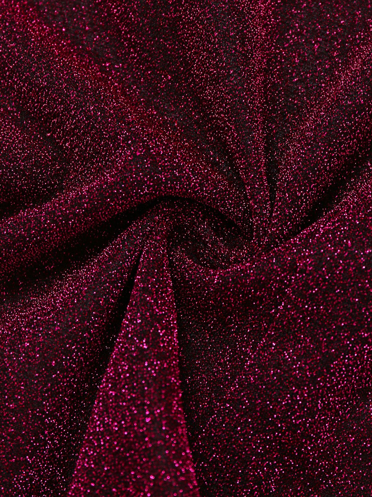 Purple 1970s Sheer Glitter Disco Halter Jumpsuit - Image 4