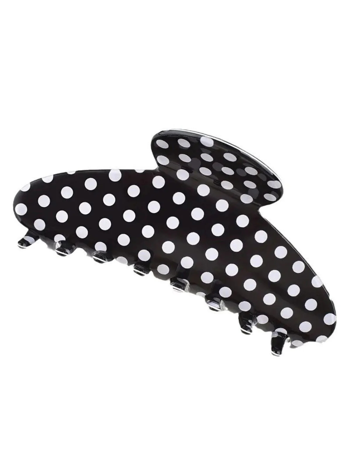 PVC Polka Dot Valentine's Shark Hair Claw - Image 5