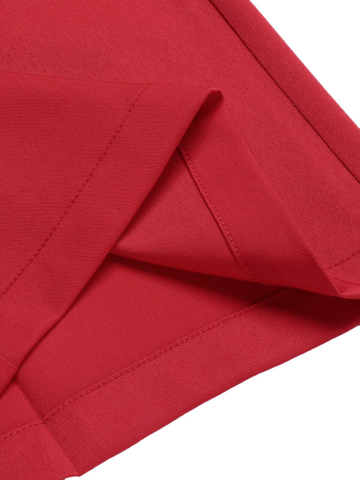 Red 1930s Cherry Cupcake Strap Jumpsuit - Image 7