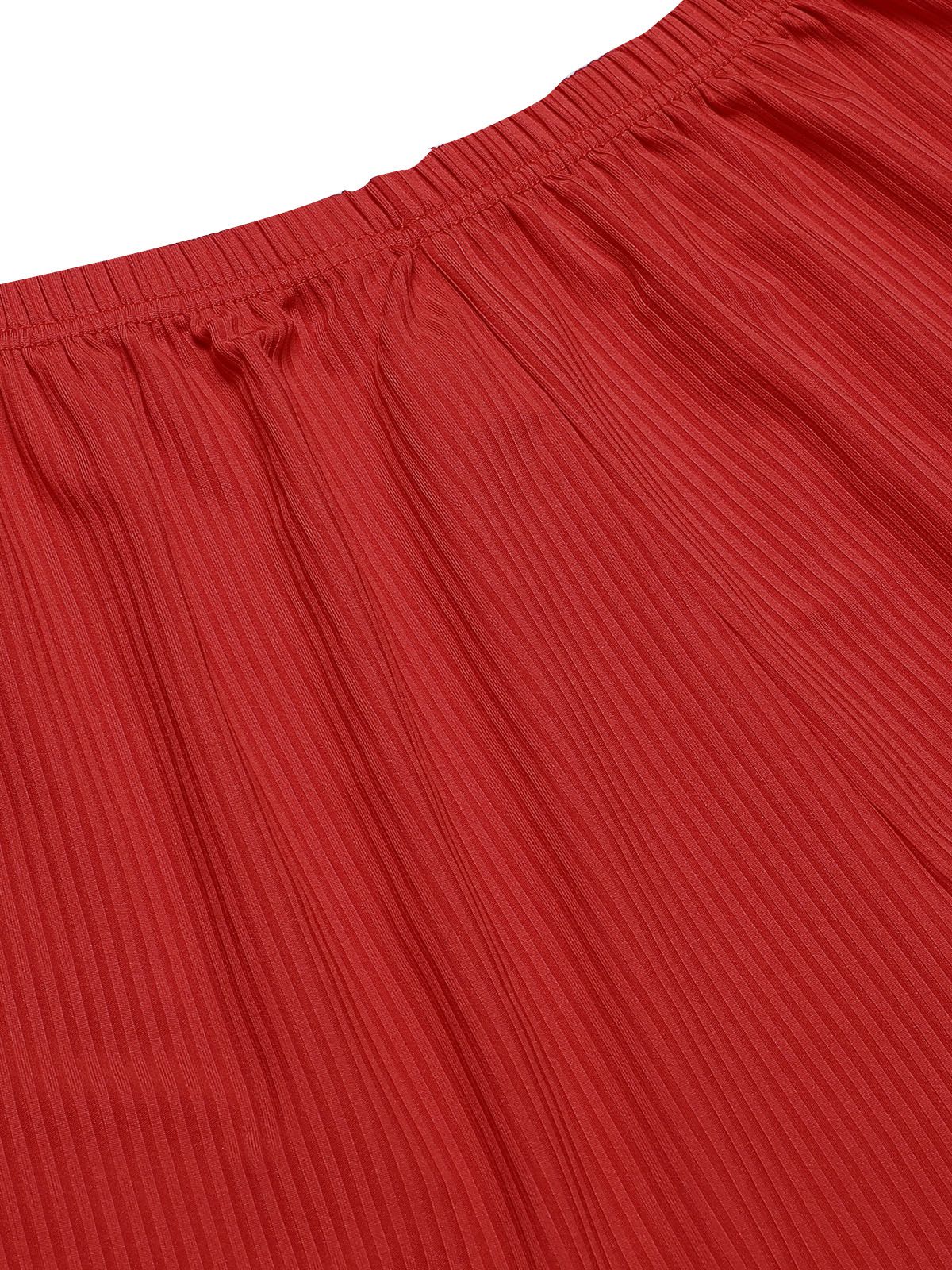 Red 1930s Heart Pajama Set - Image 5