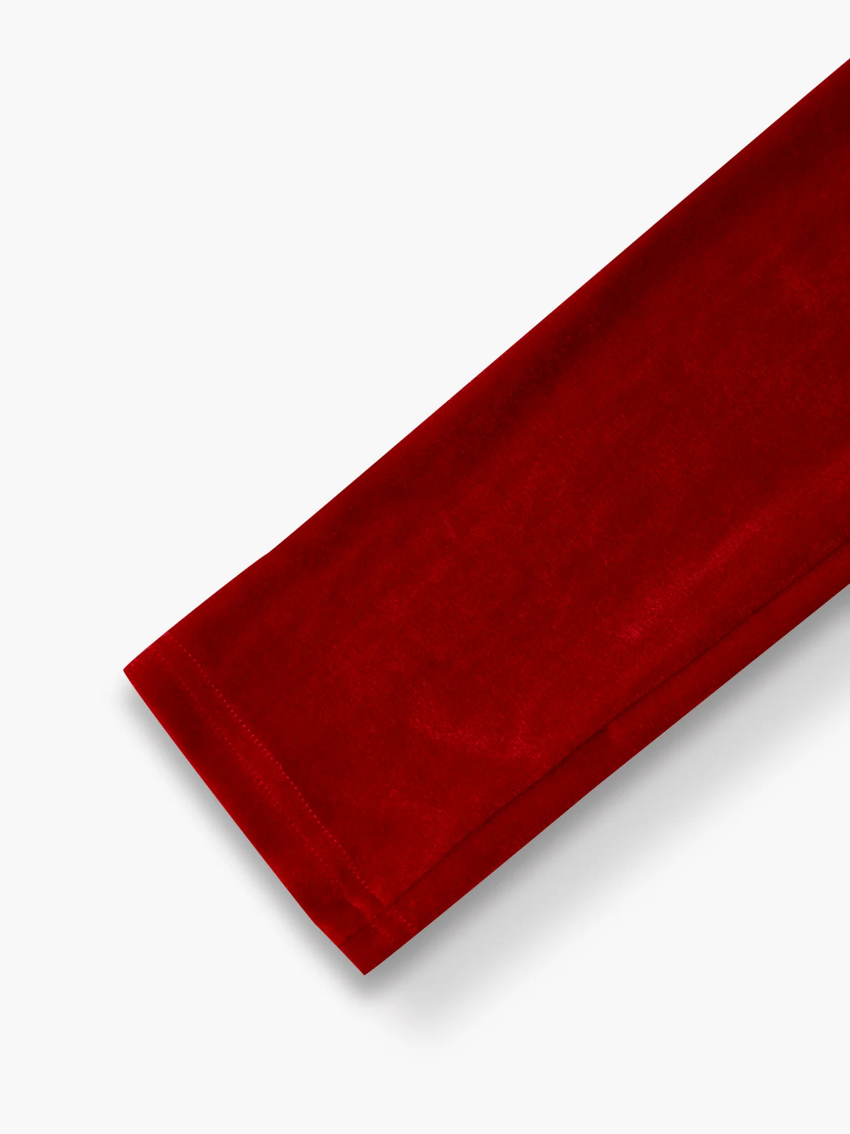 Red 1950s Velvet Pearl Ruched Tulle Bow Dress - Image 5