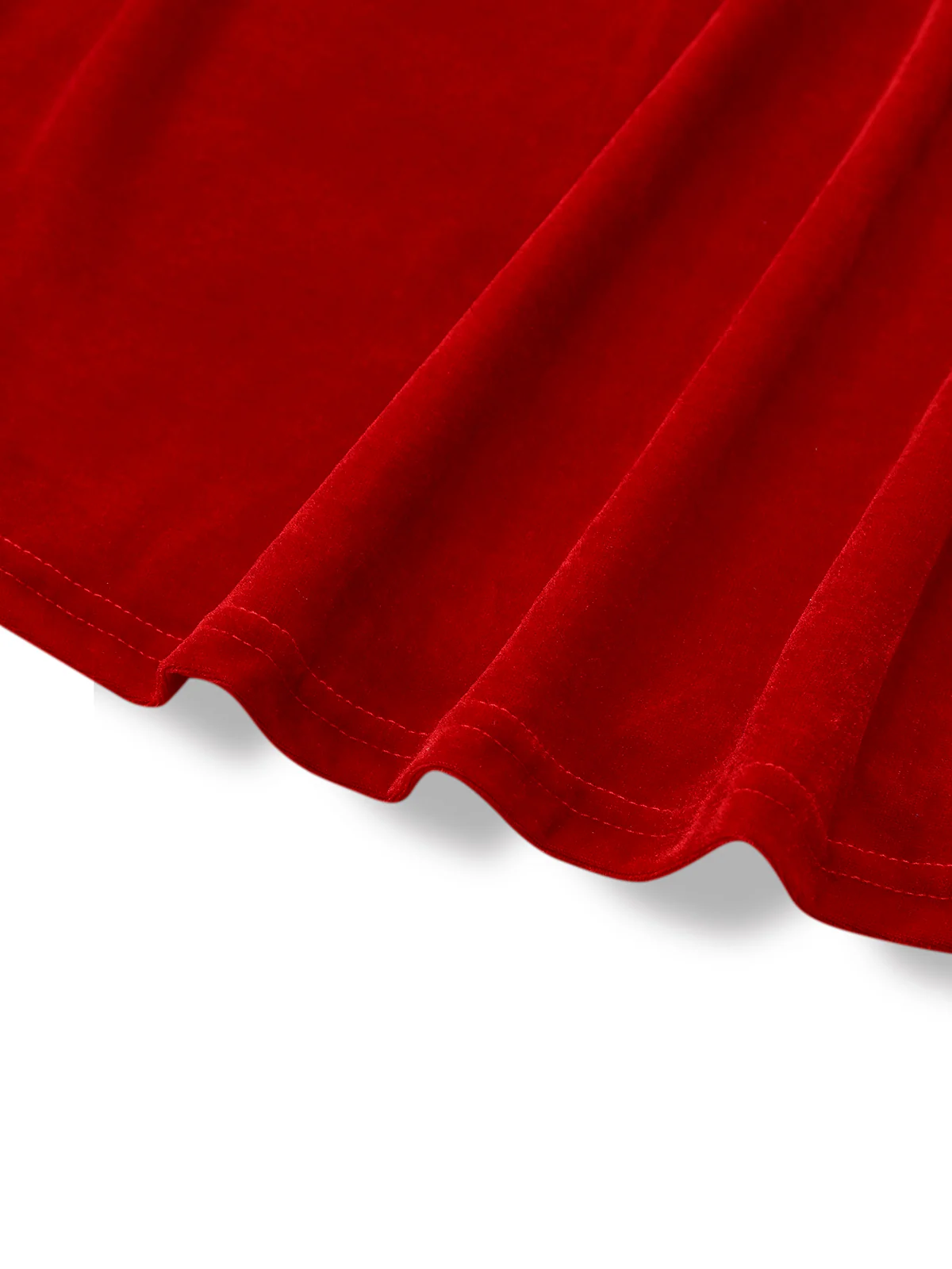 Red 1980s Strawberry Tube Mini Costume Dress - Image 7