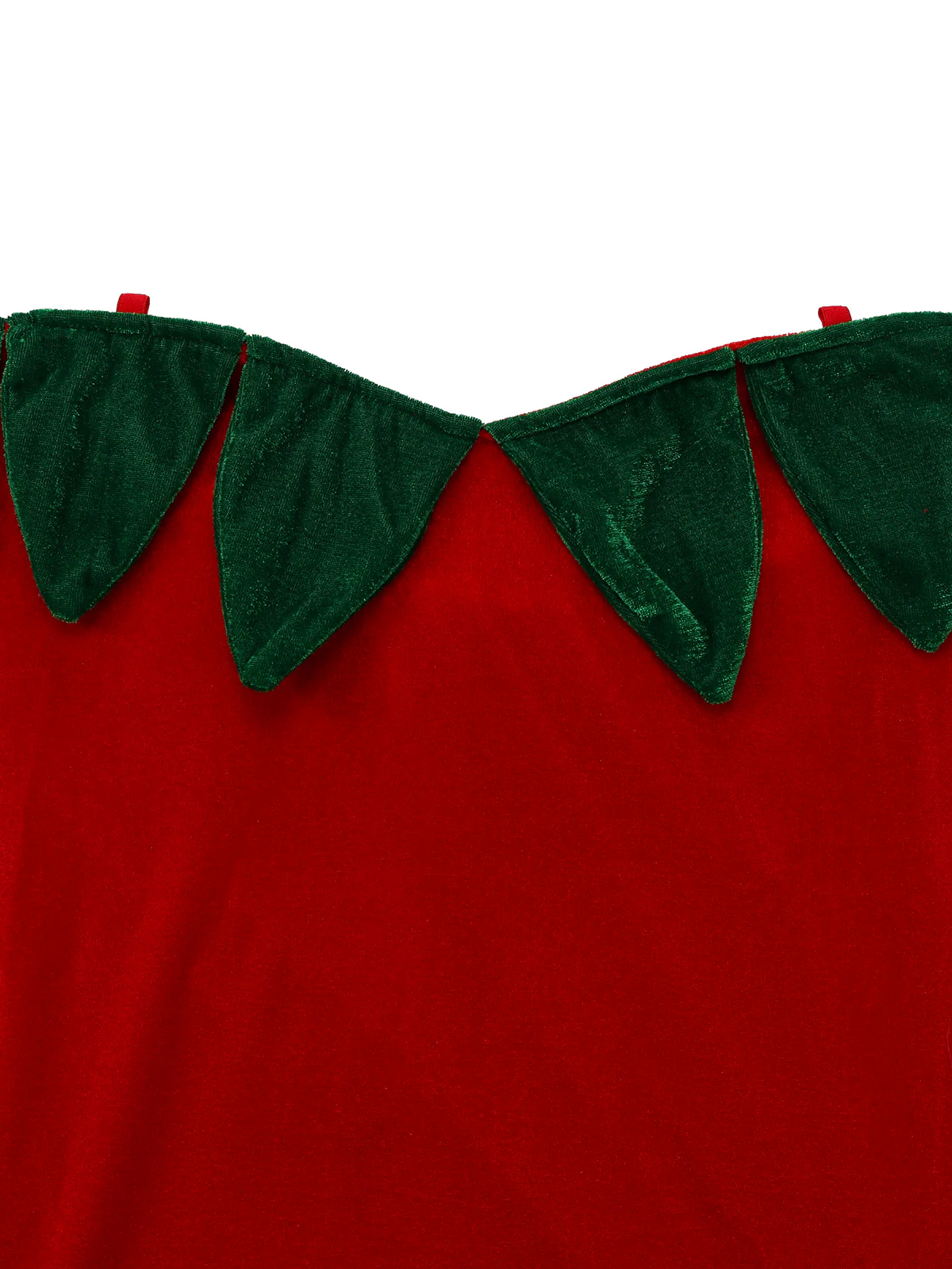 Red 1980s Strawberry Tube Mini Costume Dress - Image 8