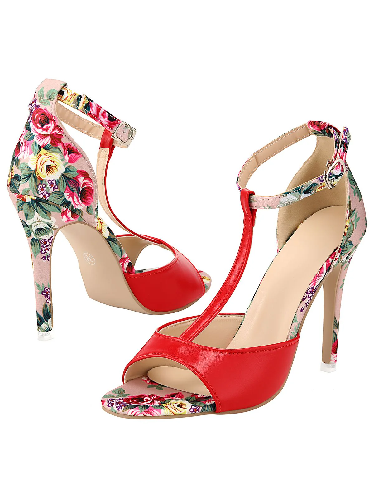Retro 1950s Fish Mouth High Heels Shoes - Image 13