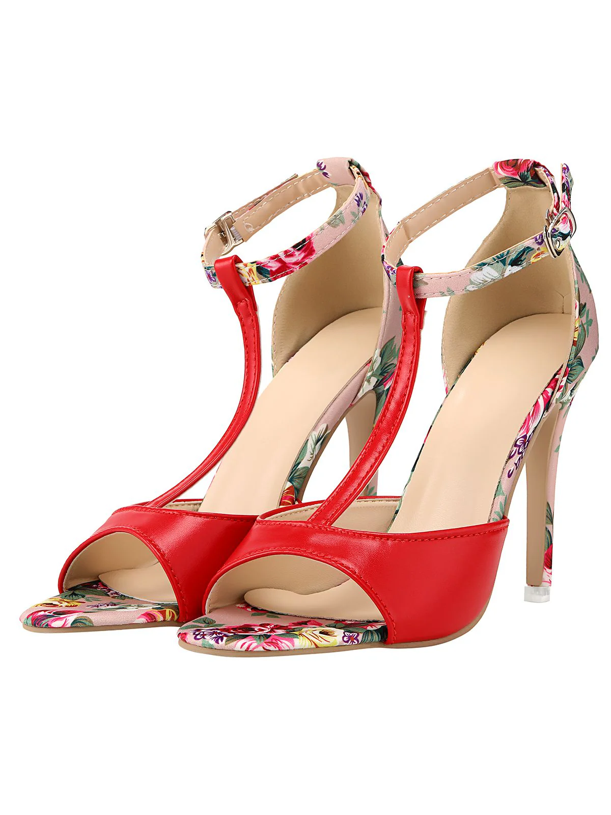 Retro 1950s Fish Mouth High Heels Shoes - Image 3