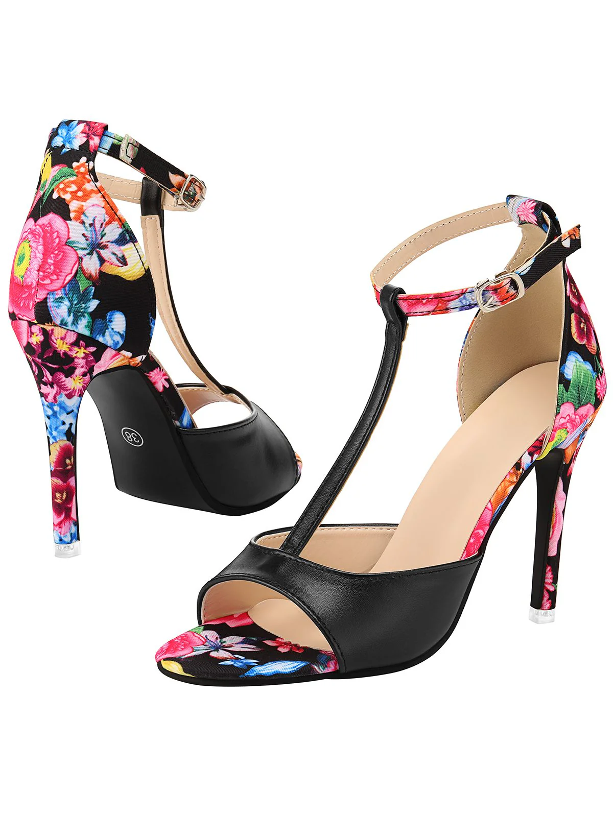 Retro 1950s Fish Mouth High Heels Shoes - Image 5