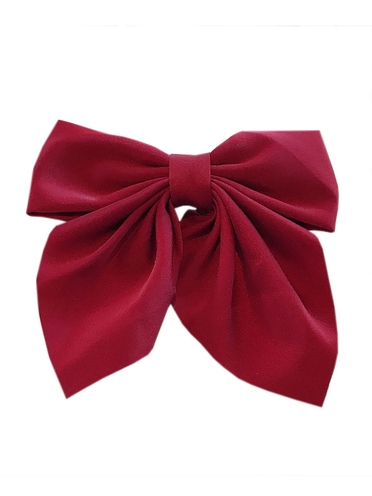 Retro All-match Solid Bow Hairpin - Image 4