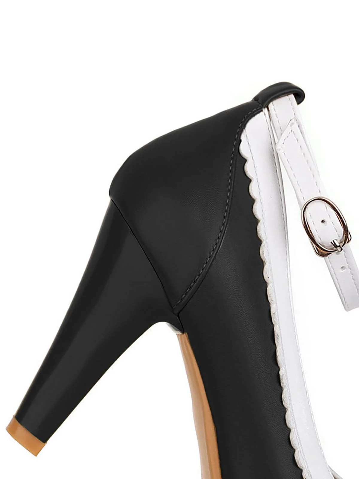 Retro Ankle Strap High Heels Shoes - Image 11