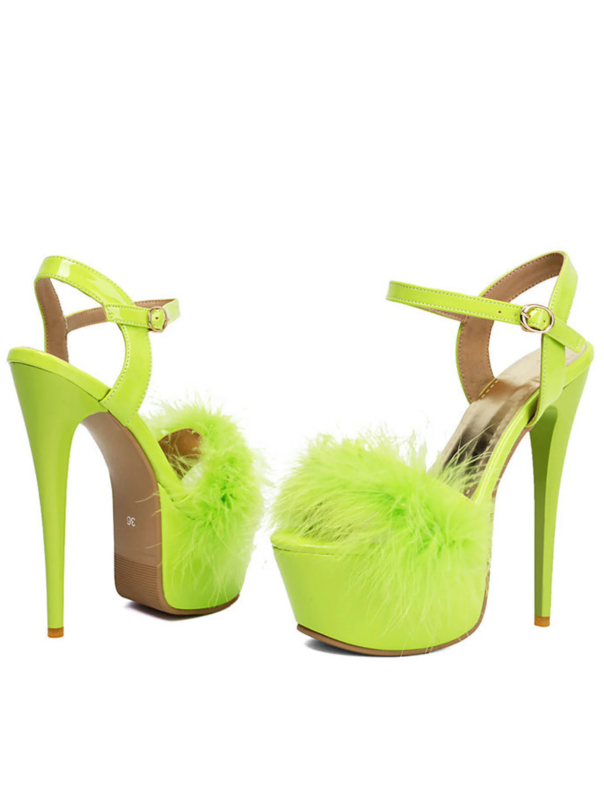 Retro Ankle Strap High Kitten Heel Shoes - Image 10