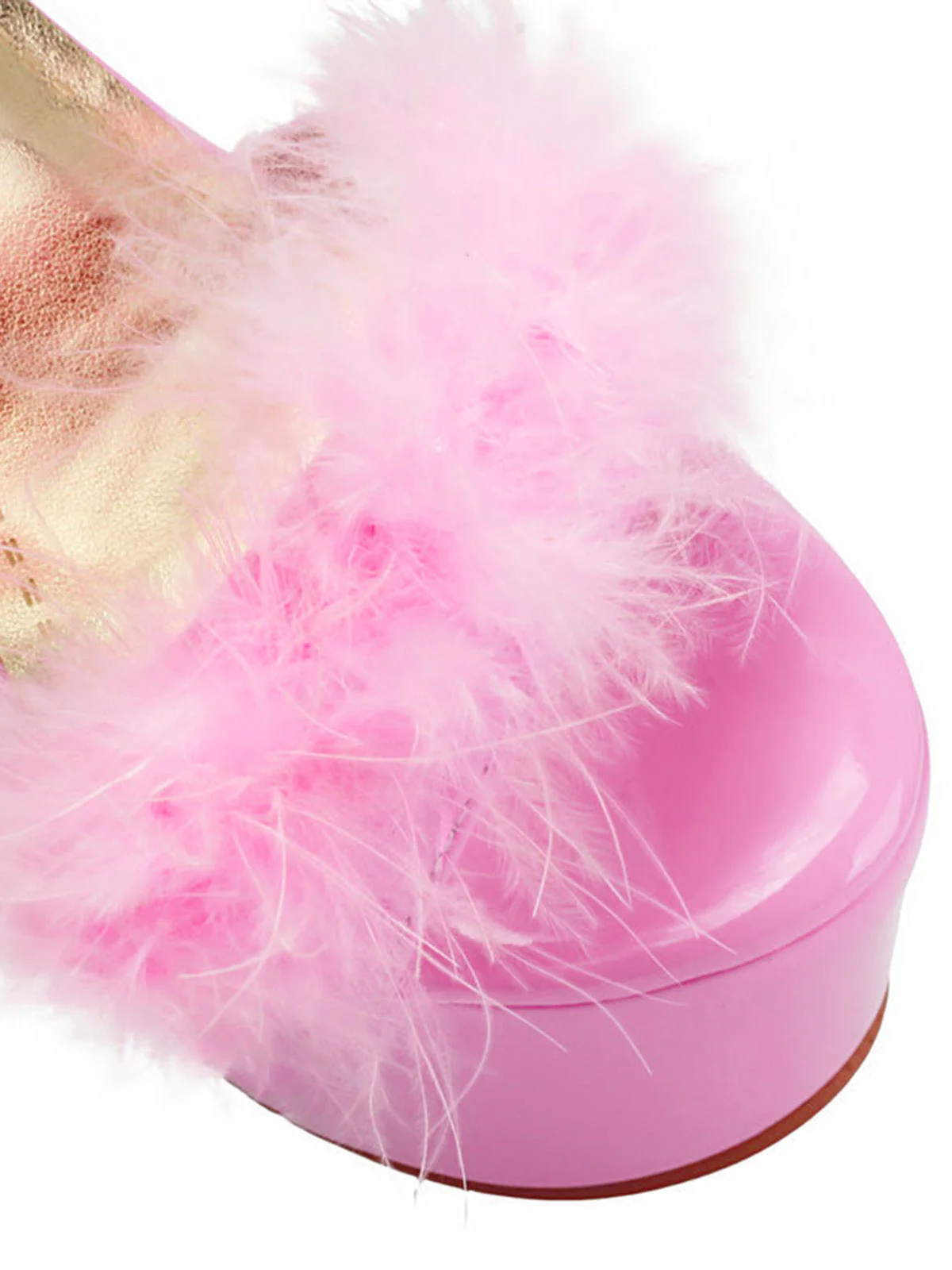 Retro Ankle Strap High Kitten Heel Shoes - Image 3