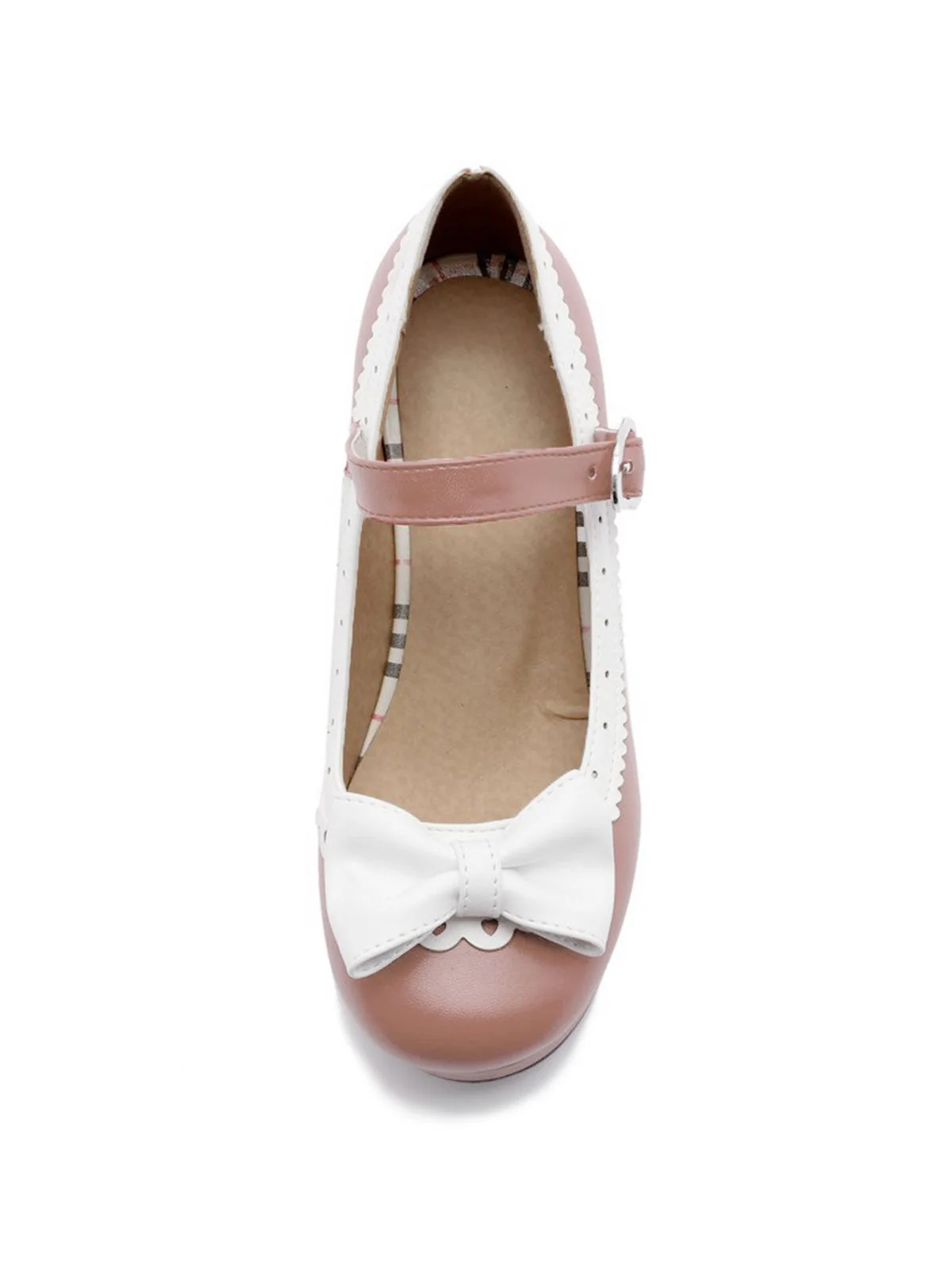 Retro Bow Non-slip High Heel Shoes - Image 14