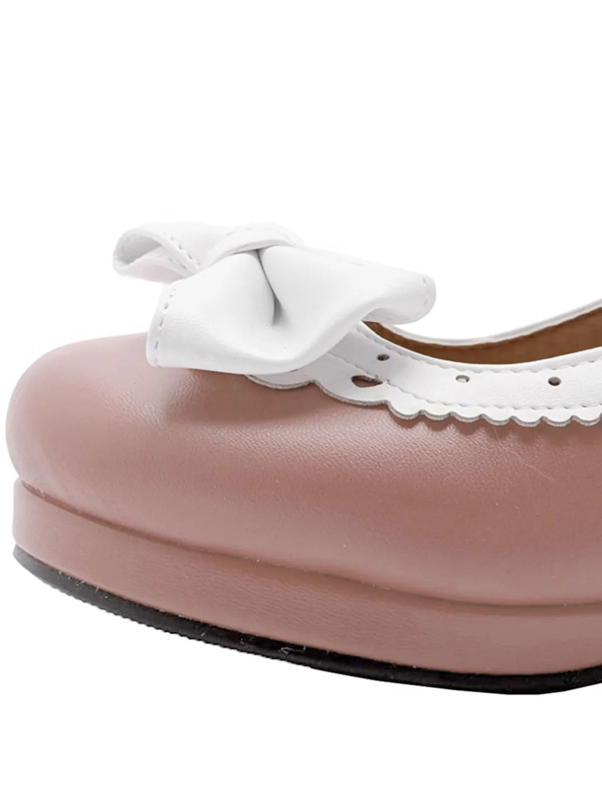 Retro Bow Non-slip High Heel Shoes - Image 15