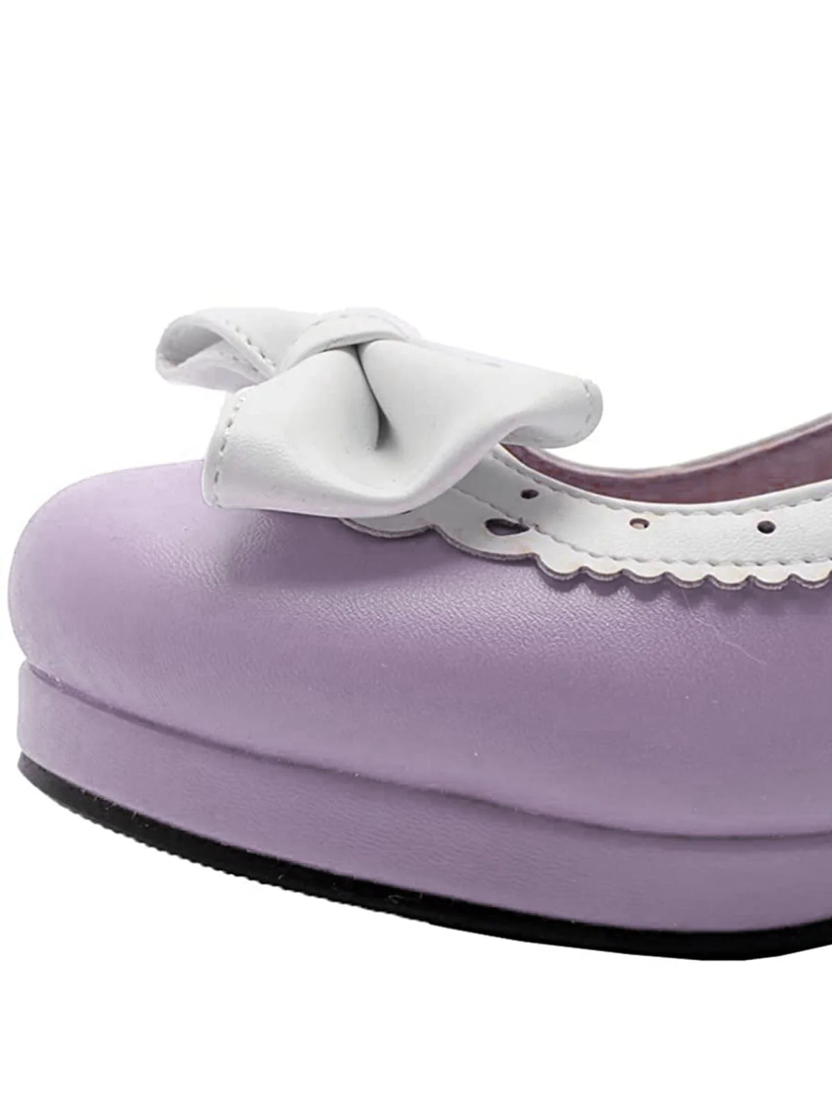 Retro Bow Non-slip High Heel Shoes - Image 20