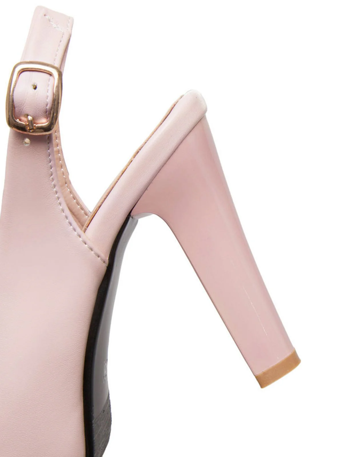 Retro Bow Slingback Peep Toe Shoes - Image 4