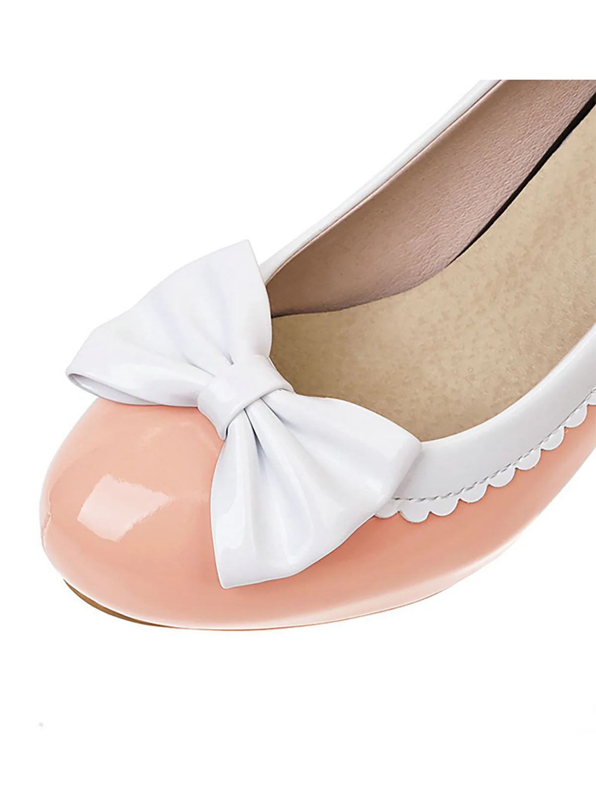 Retro Bowknot High Heels Shoes - Image 7