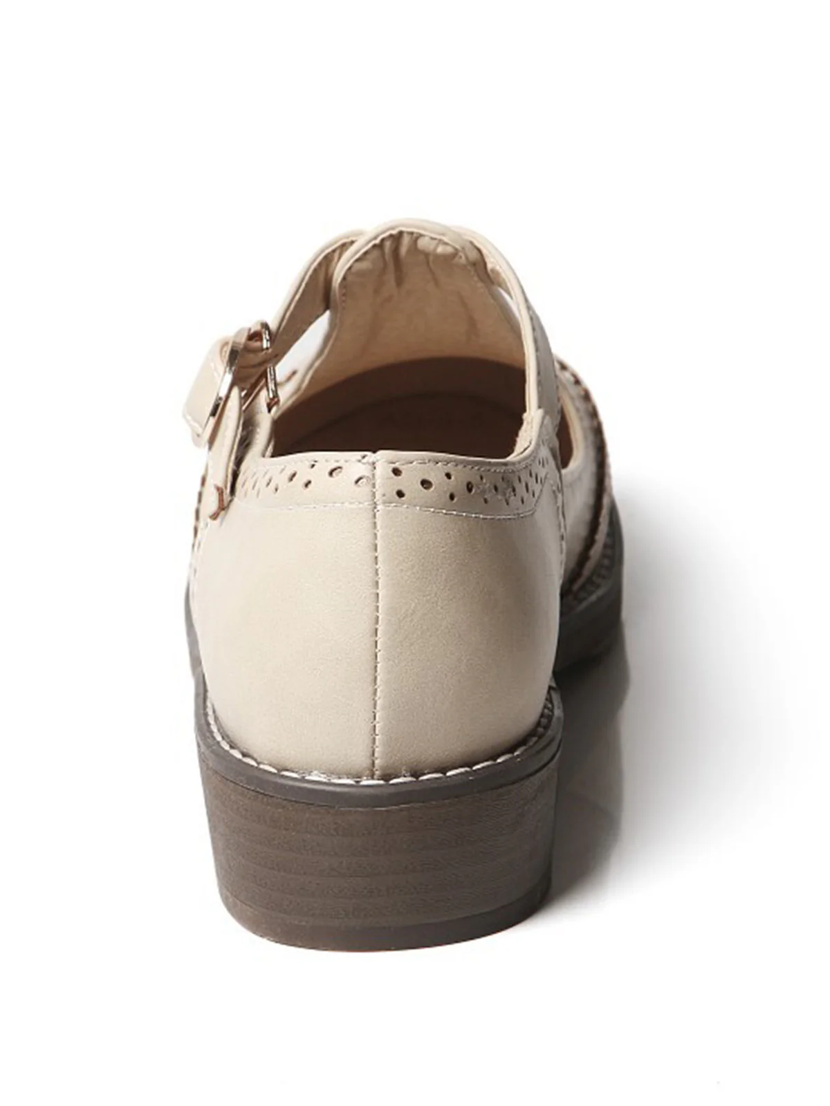 Retro Casual Buckle Thong Shoes - Image 4