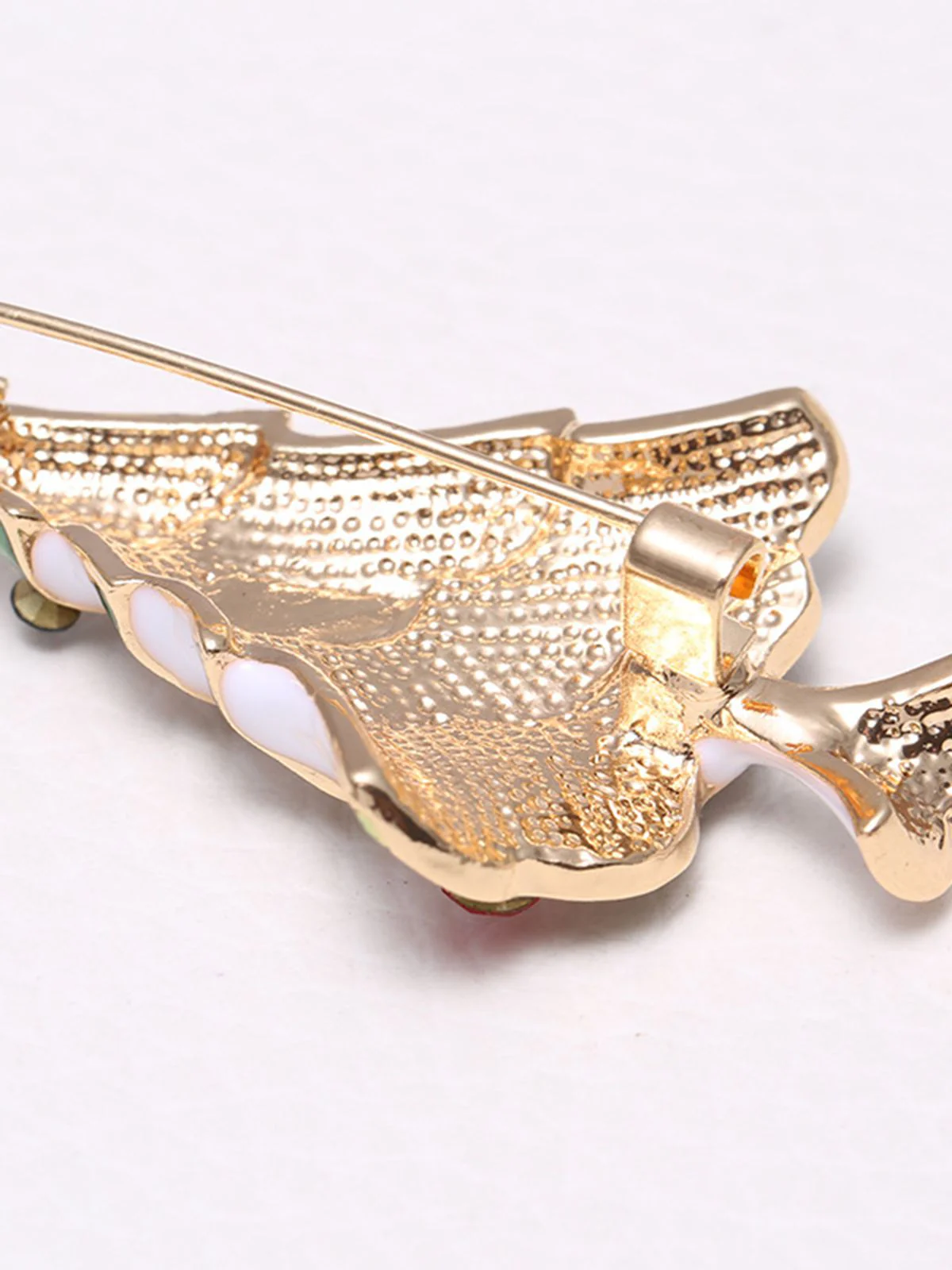 Retro Christmas Trees Rhinestone Brooch - Image 3
