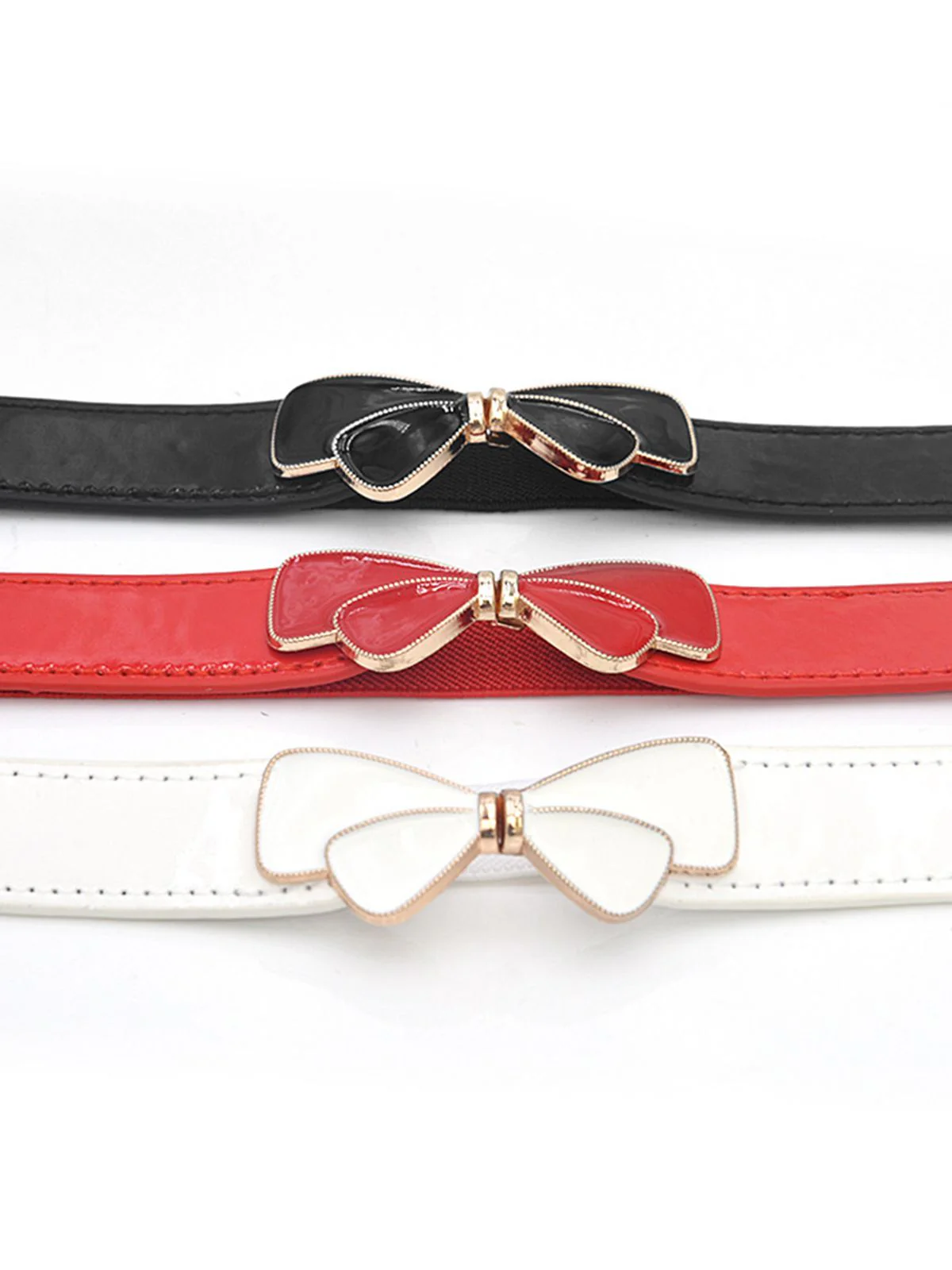Retro Elasticity Bow Belts - Image 4