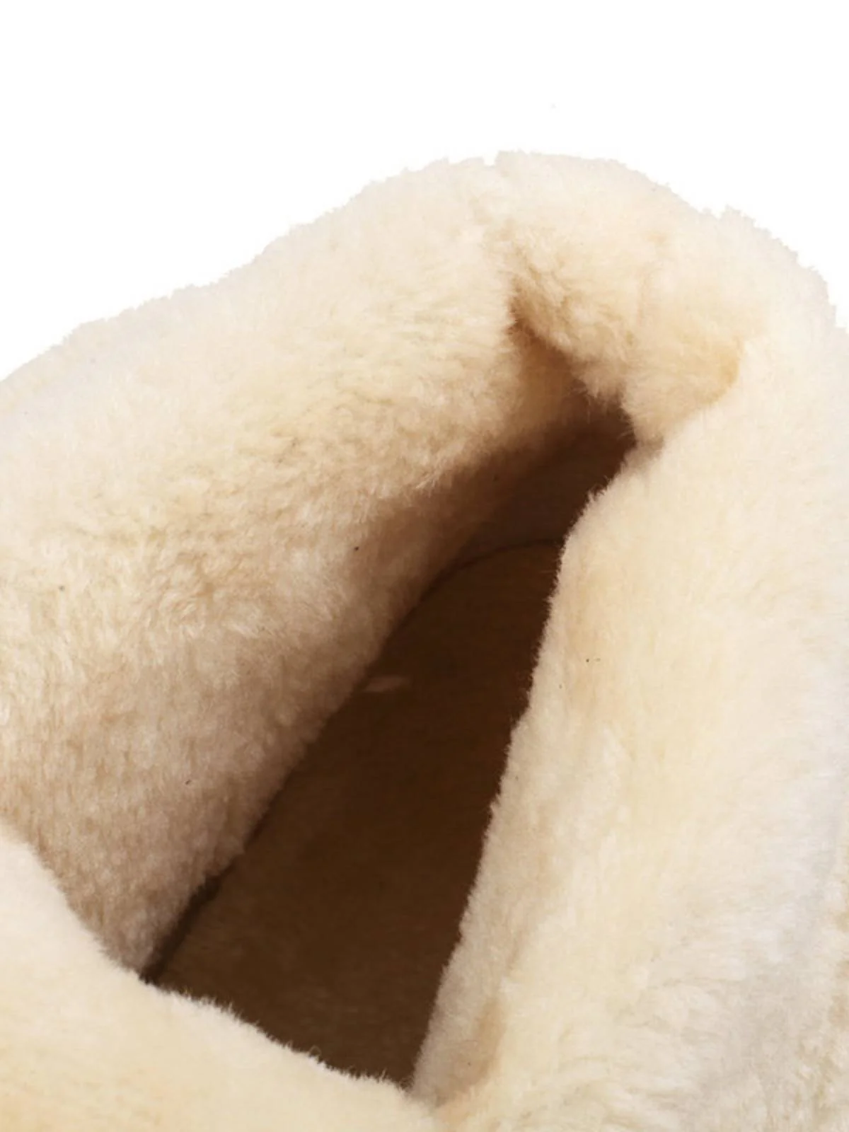 Retro Fleece Solid Color Chunky Heel Boots - Image 4