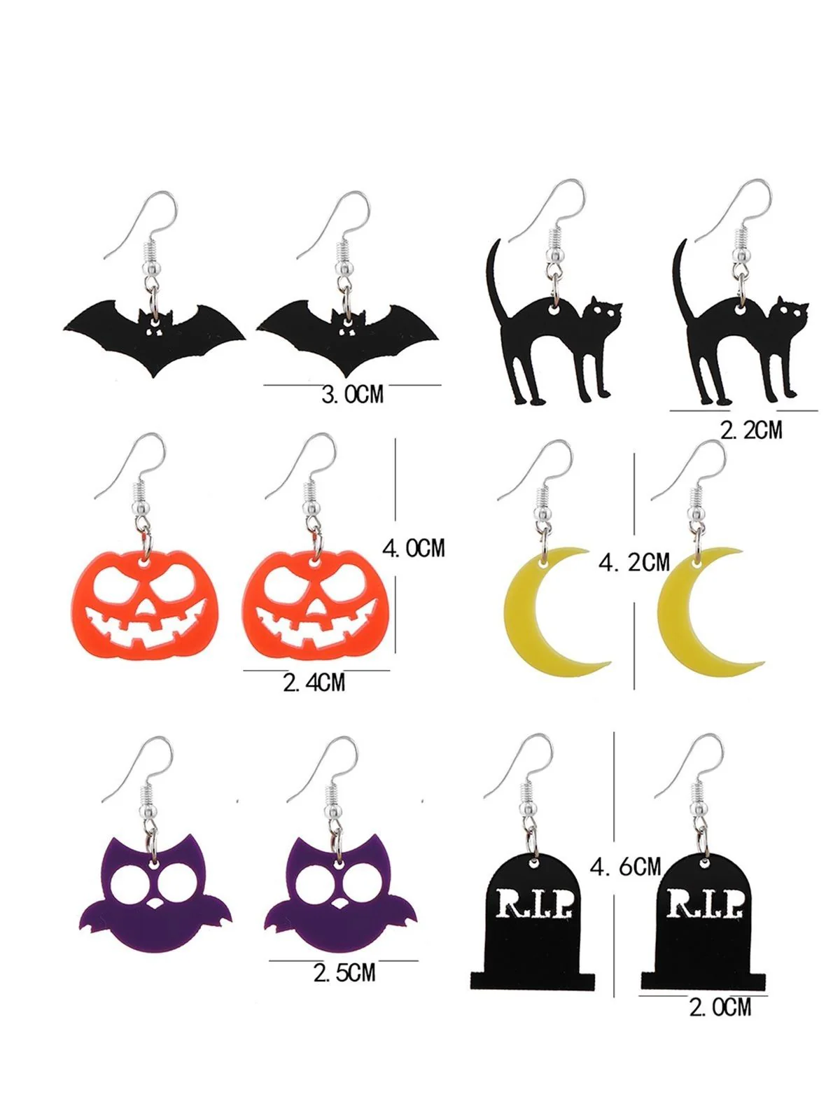 Retro Halloween Fashion Earrings - Image 2