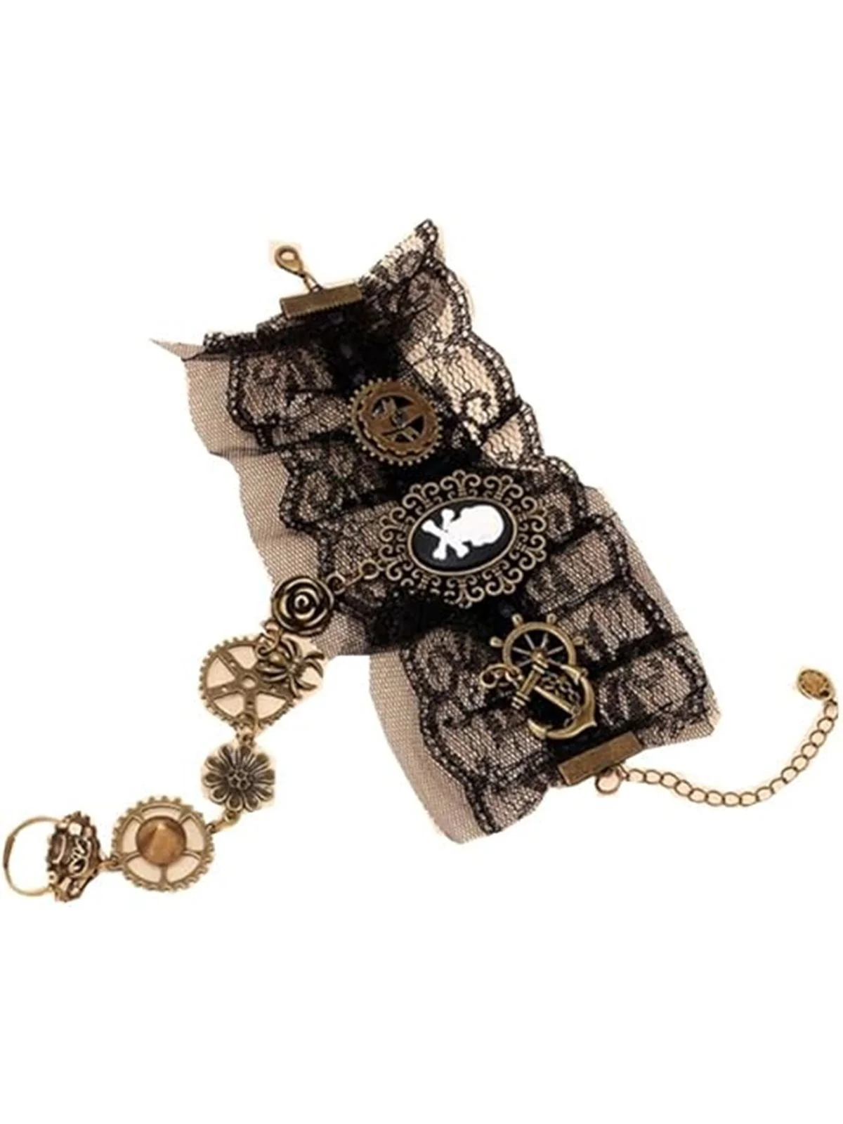 Retro Halloween Gear Steampunk Bracelet - Image 3