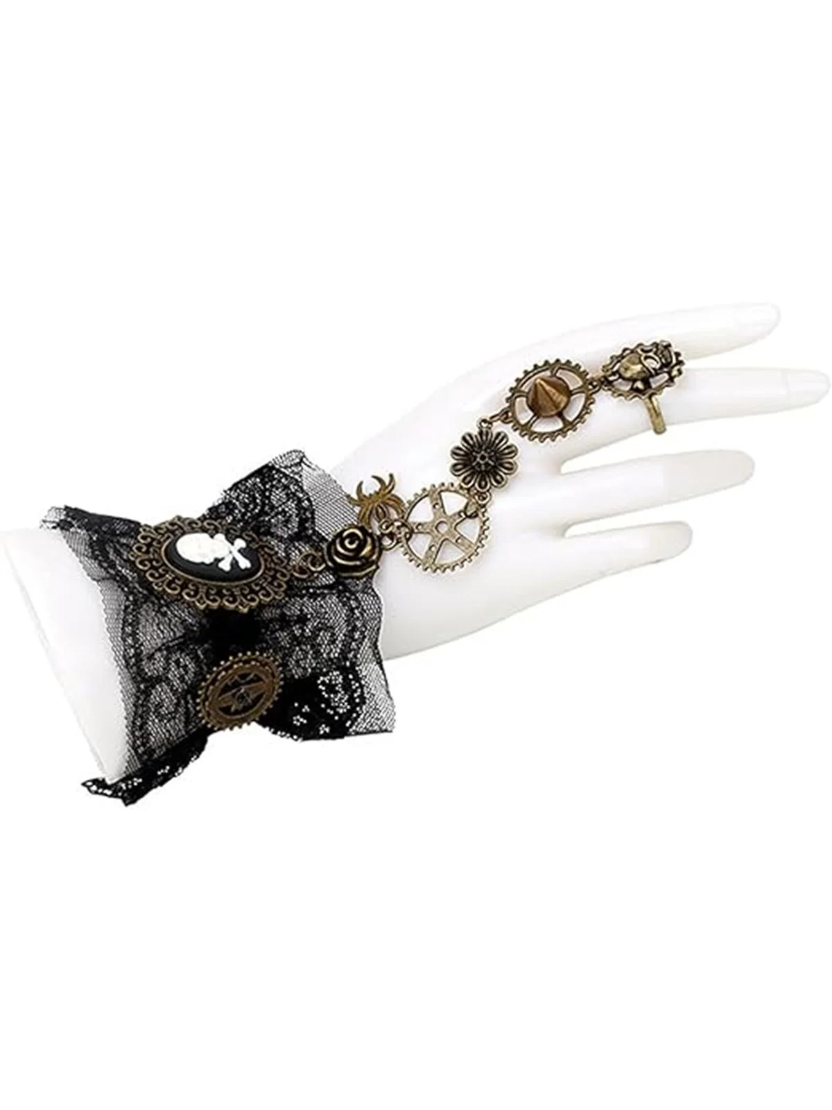 Retro Halloween Gear Steampunk Bracelet - Image 5