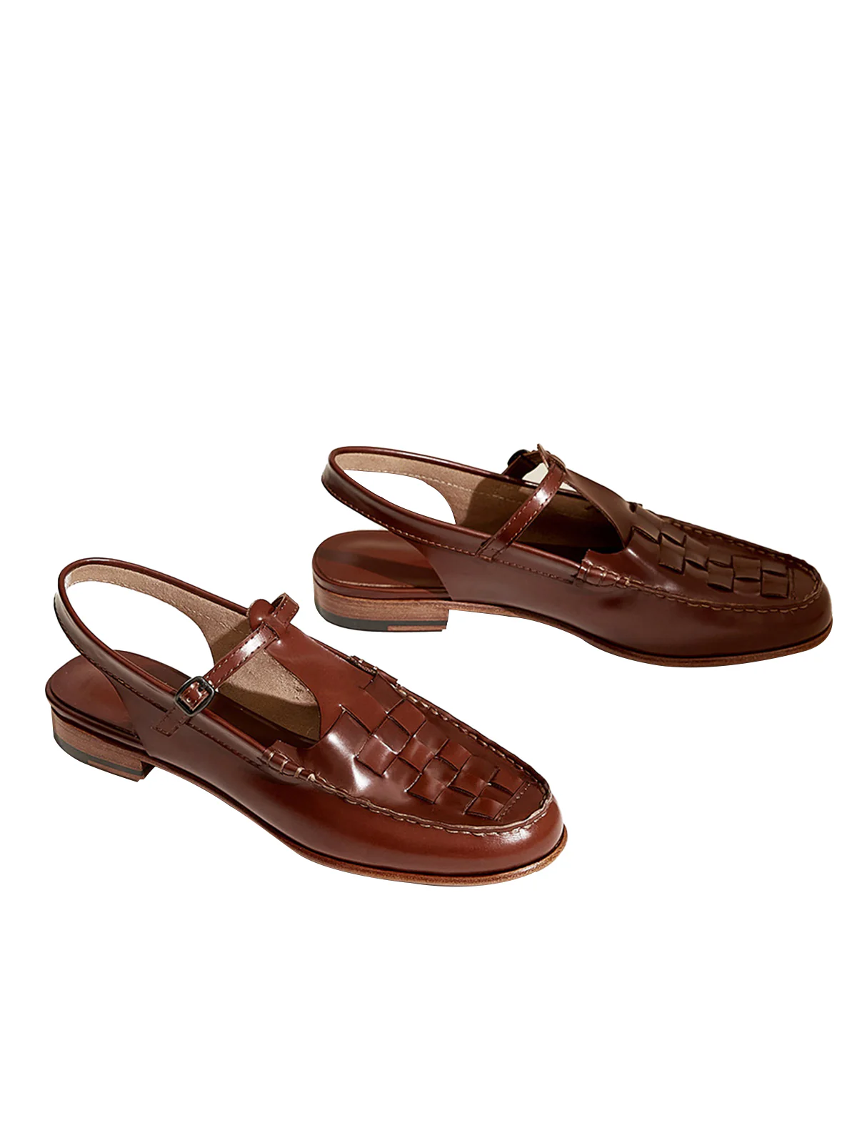 Retro Handwoven Toe Roman Sandals - Image 10