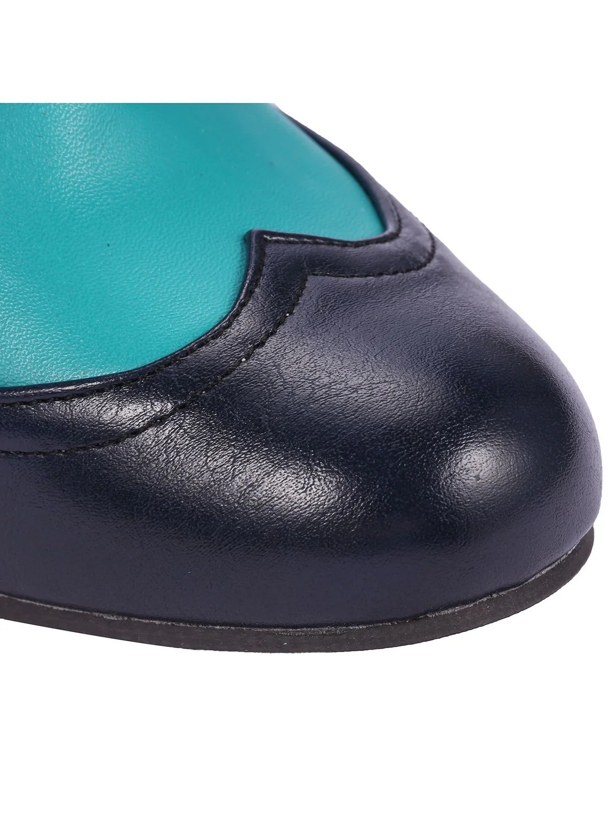 Retro High Heels Saddle Shoes - Image 7