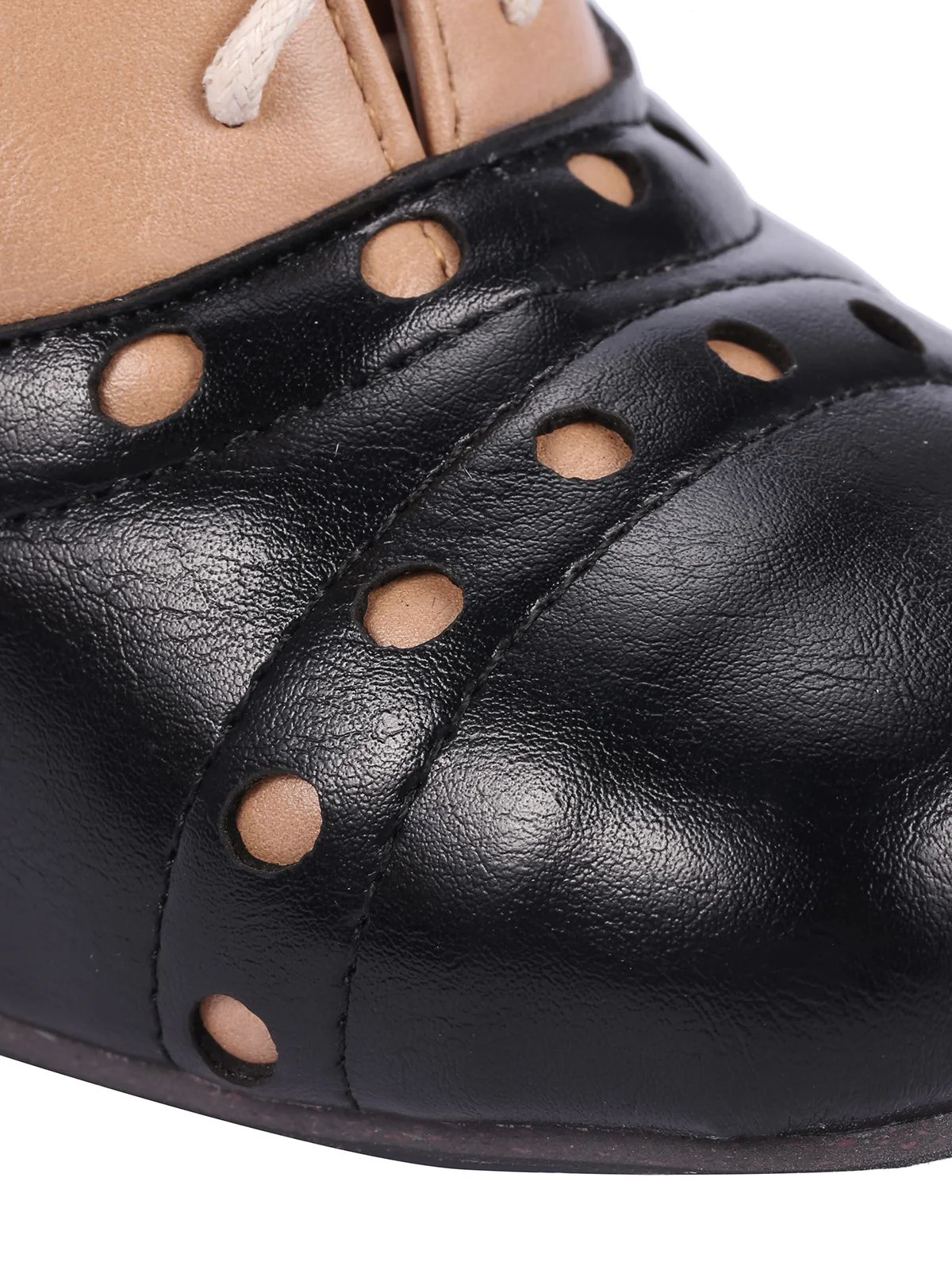 Retro High Heels Saddle Shoes - Image 7
