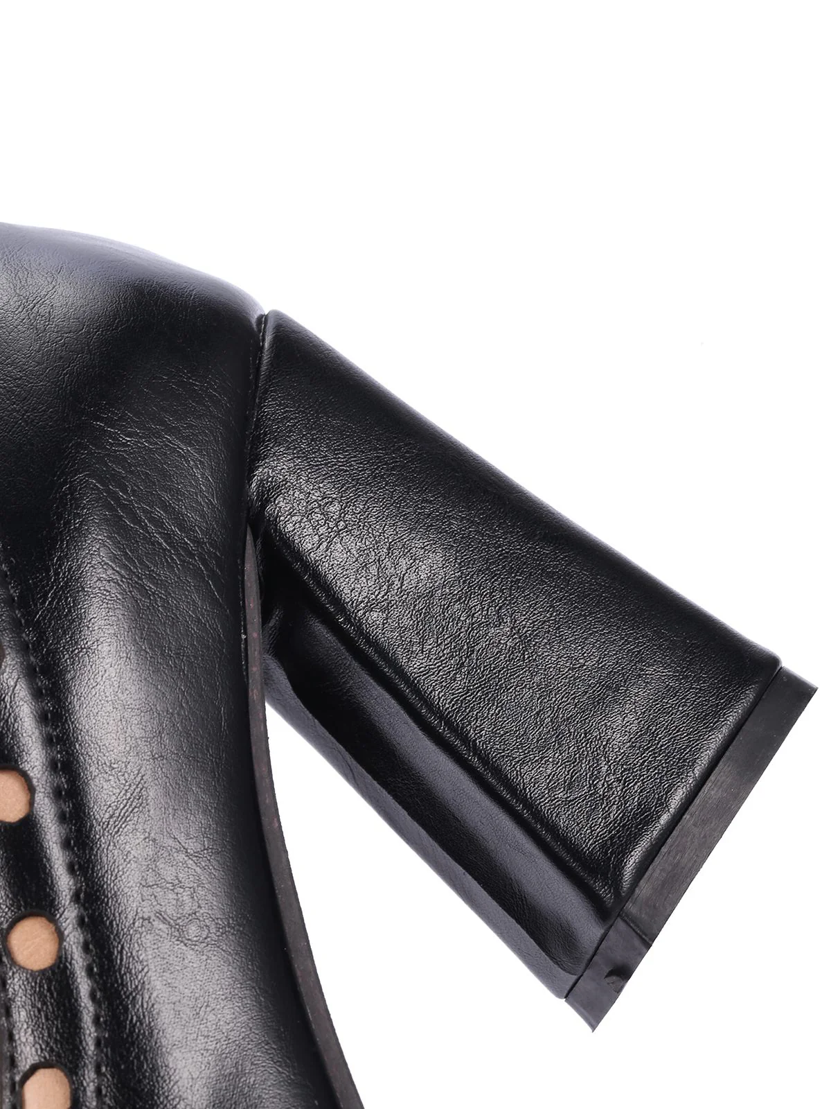 Retro High Heels Saddle Shoes - Image 9