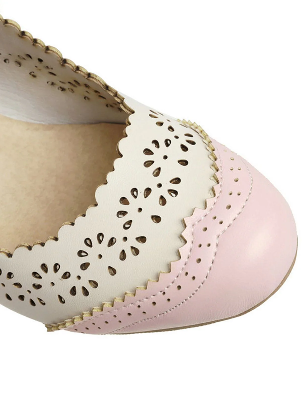 Retro Hollow Out Ankle Strap High Heels Shoes - Image 16