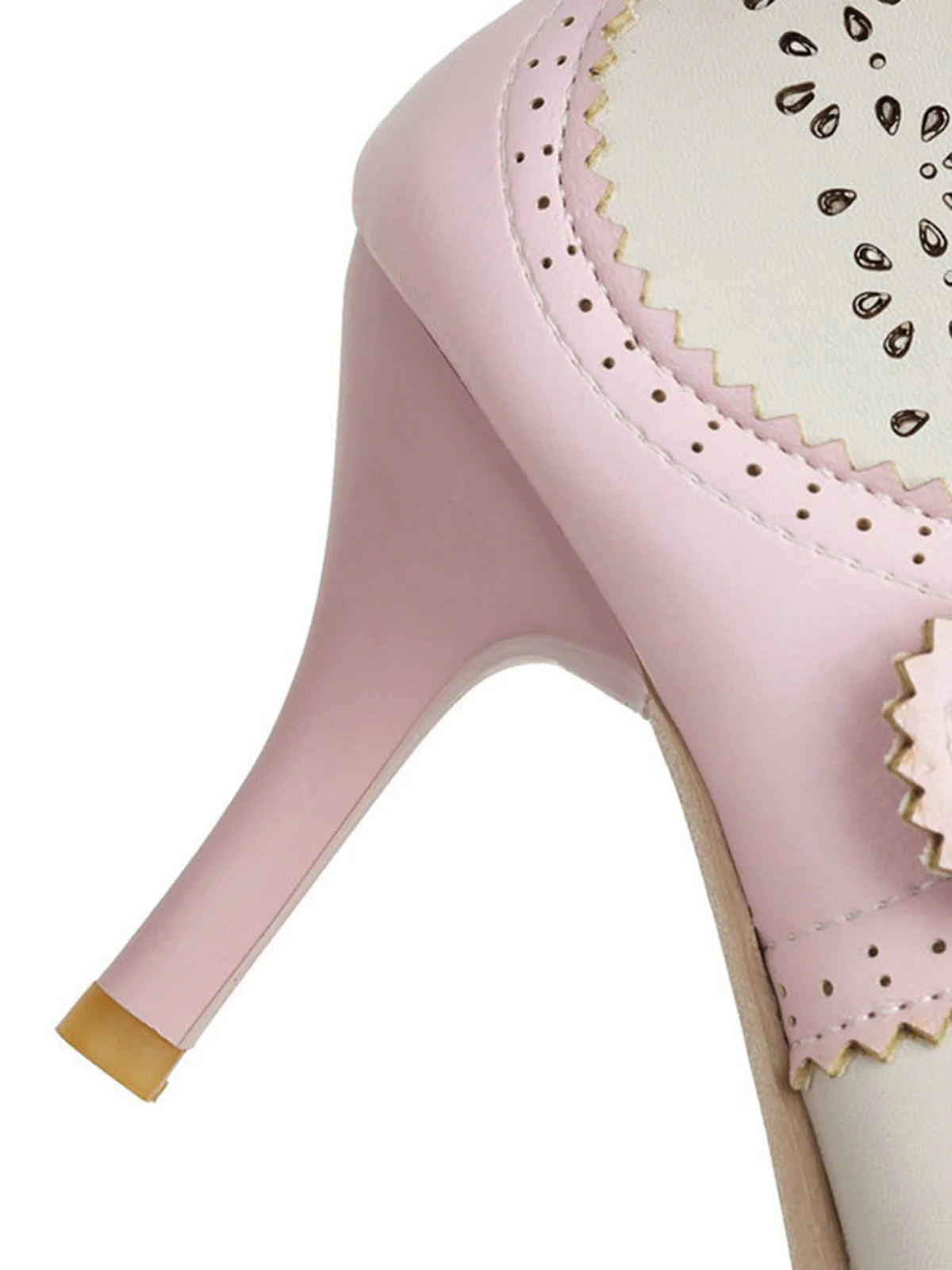 Retro Hollow Out Ankle Strap High Heels Shoes - Image 17