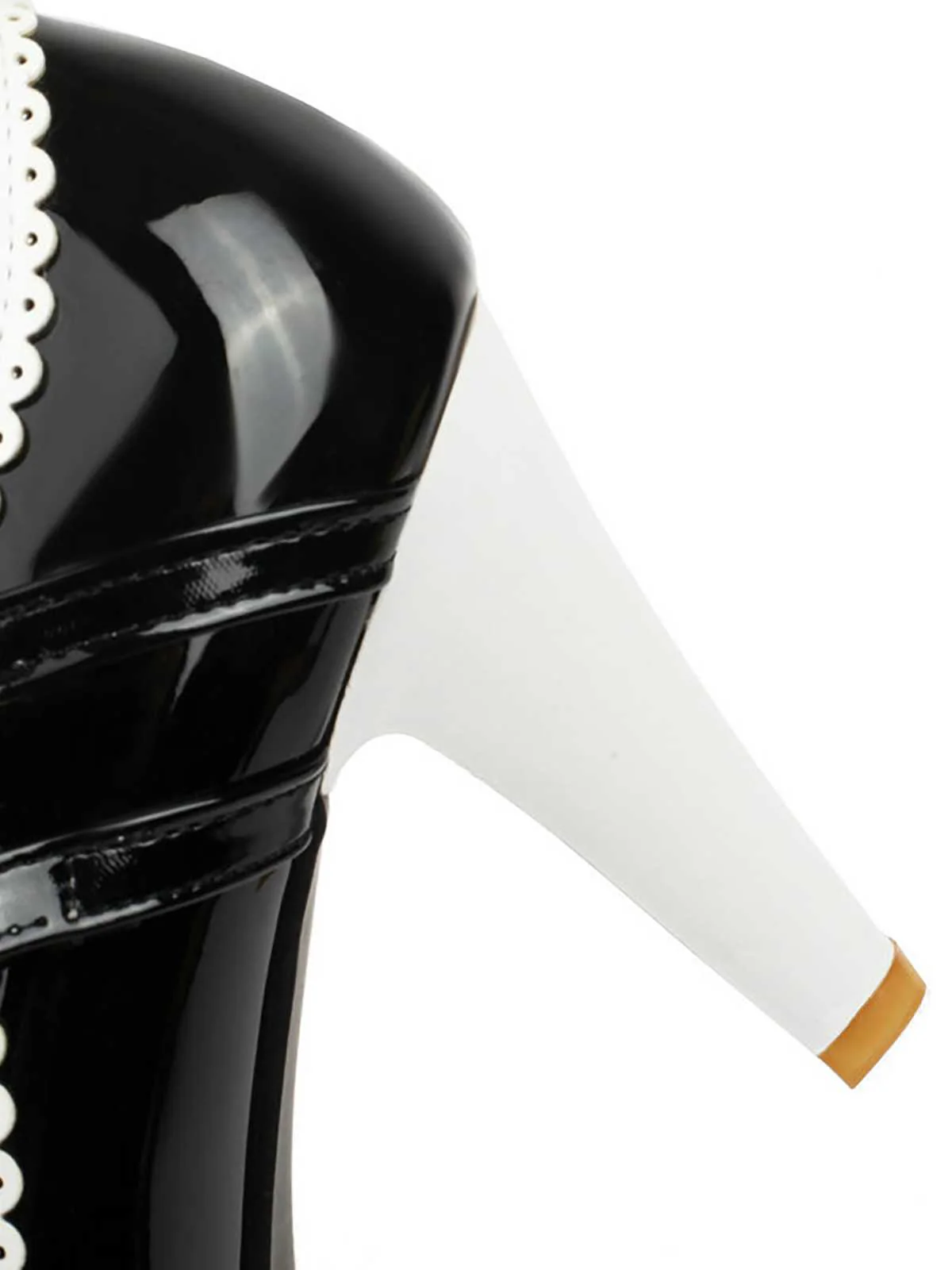 Retro Mary Jane Chunky High Heels Shoes - Image 8