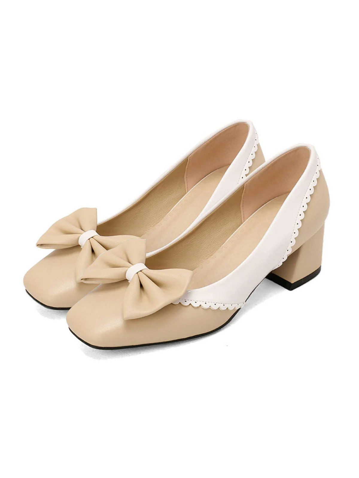 Retro Mary Jane High Heel Shoes - Image 4
