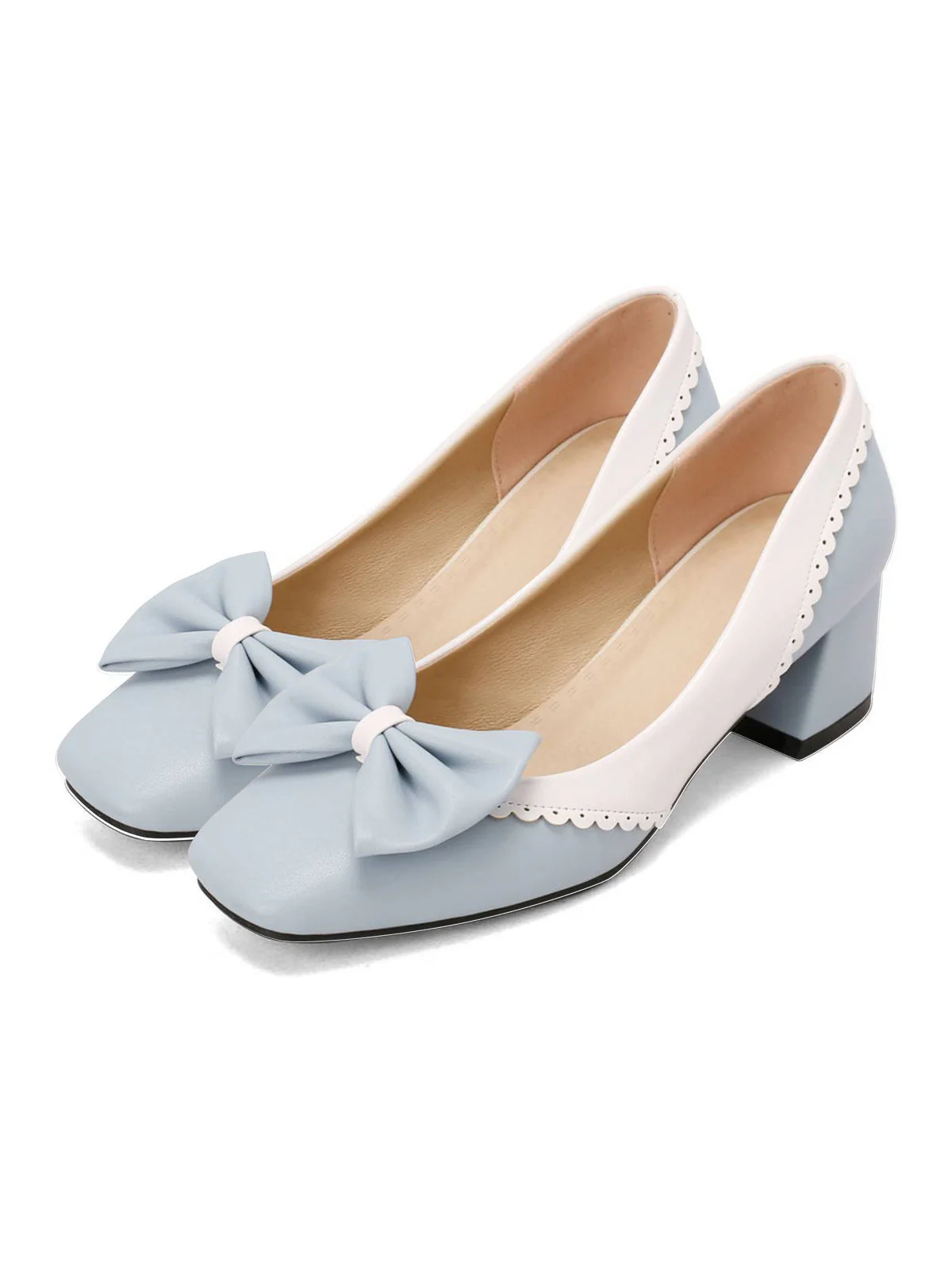Retro Mary Jane High Heel Shoes - Image 4