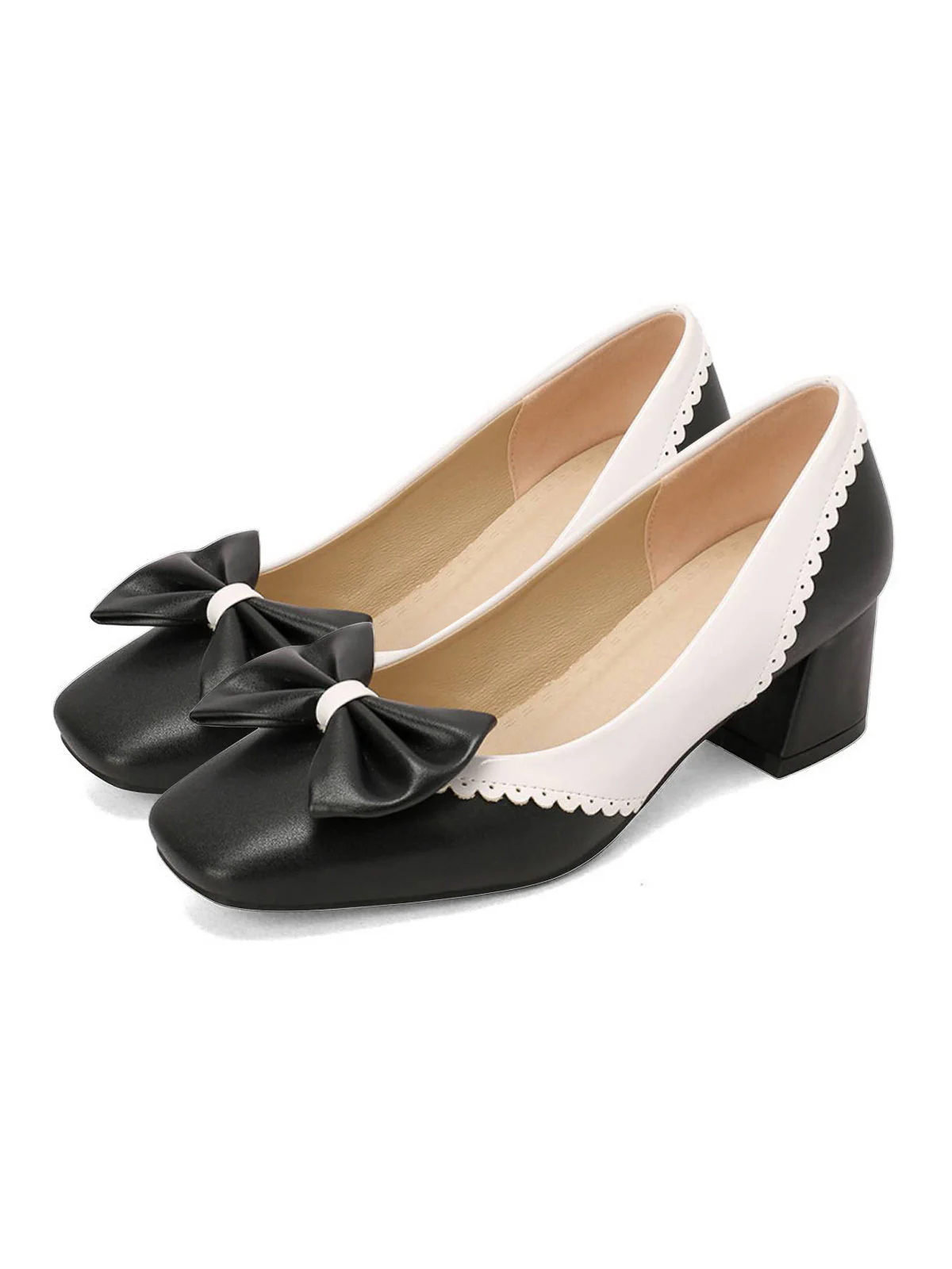 Retro Mary Jane High Heel Shoes - Image 7