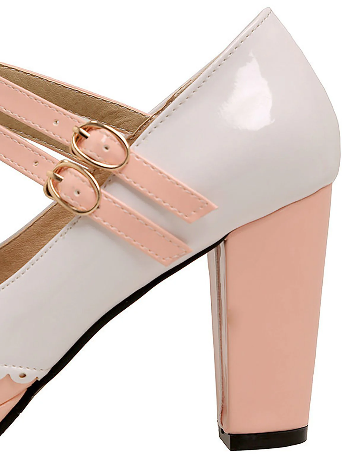 Retro Mary Jane High Heels Shoes - Image 11