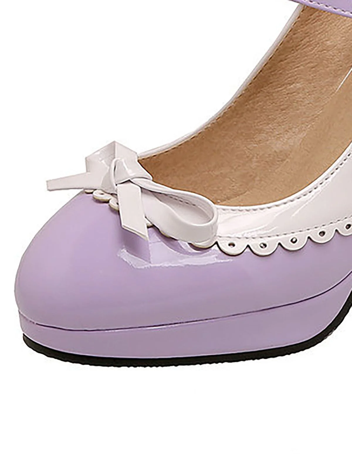 Retro Mary Jane High Heels Shoes - Image 14