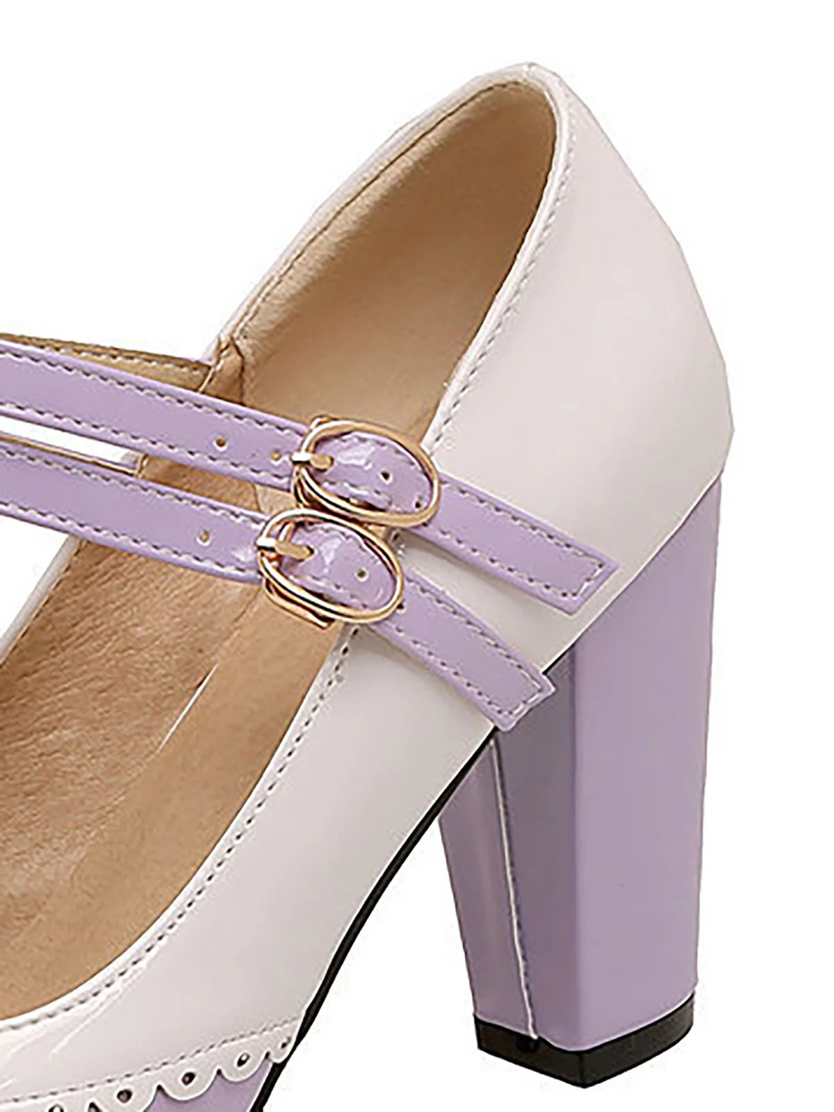 Retro Mary Jane High Heels Shoes - Image 15