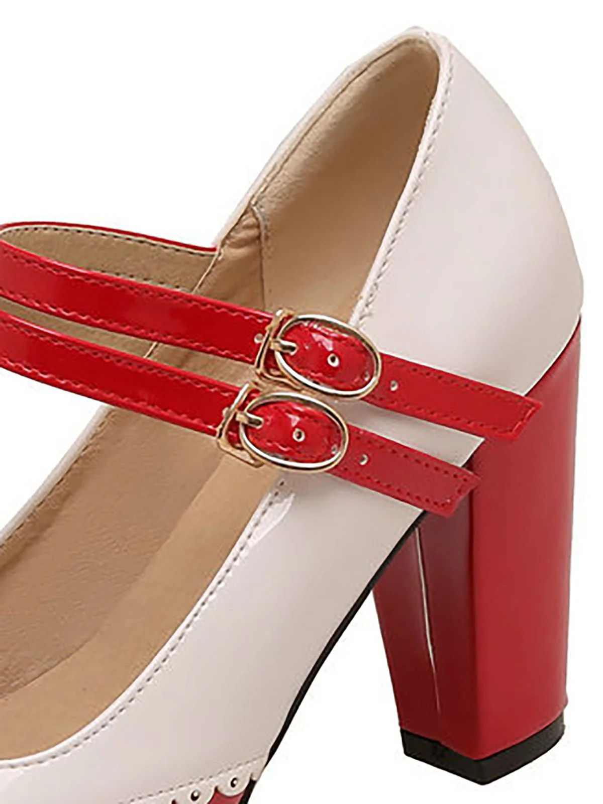 Retro Mary Jane High Heels Shoes - Image 18