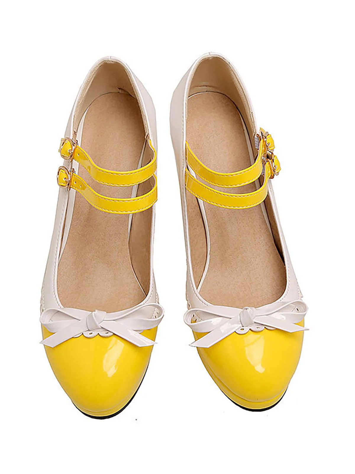 Retro Mary Jane High Heels Shoes - Image 19