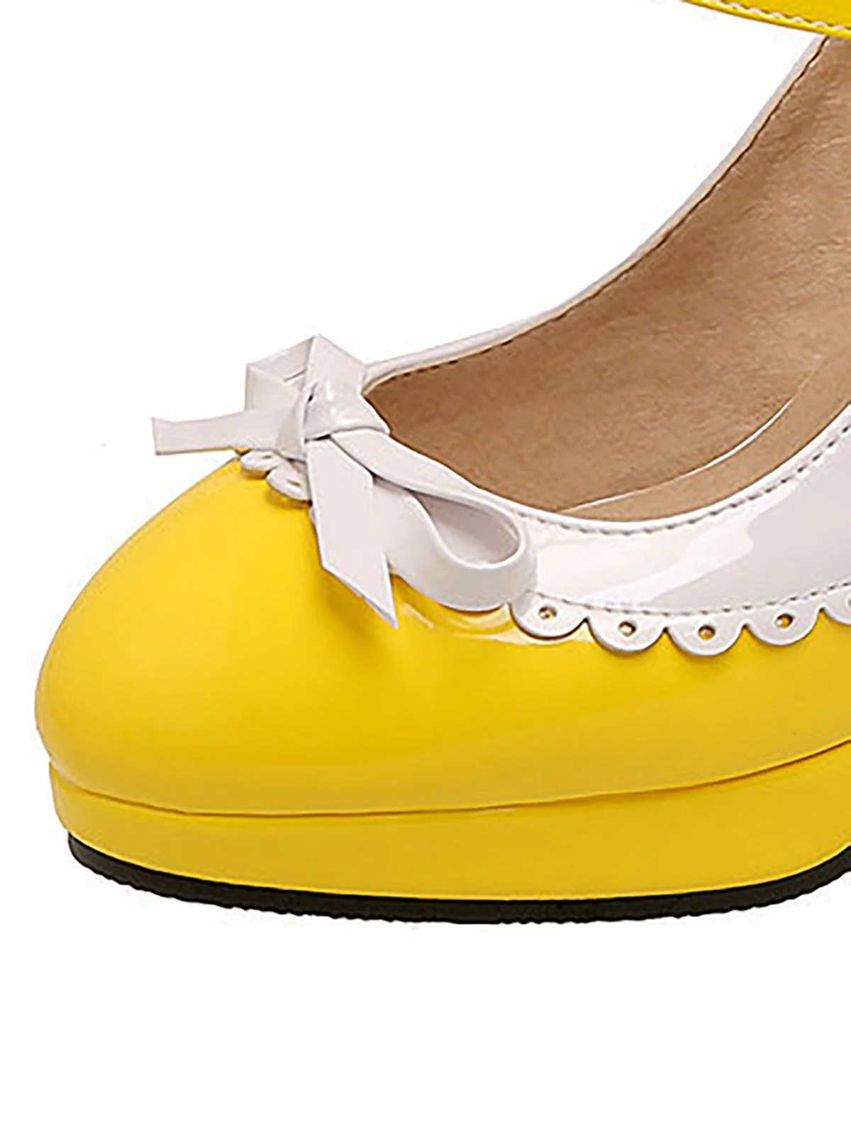 Retro Mary Jane High Heels Shoes - Image 20