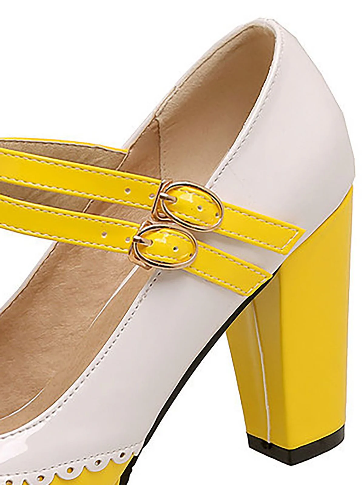 Retro Mary Jane High Heels Shoes - Image 21