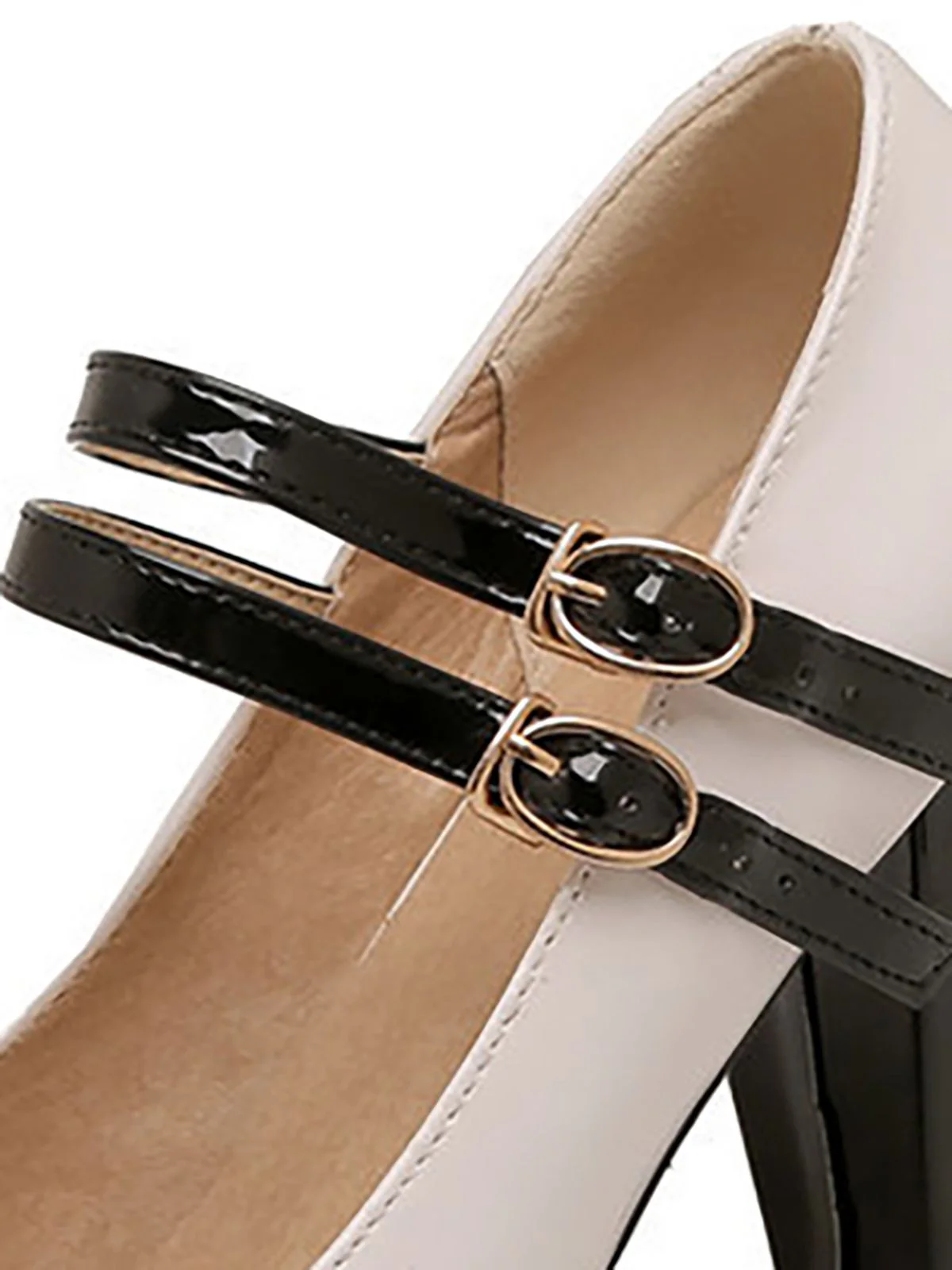 Retro Mary Jane High Heels Shoes - Image 9