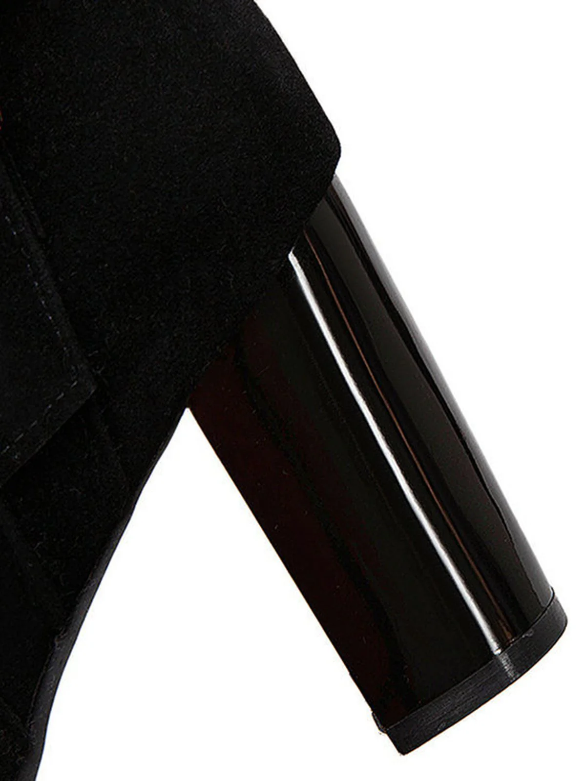 Retro Plus Velvet Chunky Heel Short Boots - Image 10