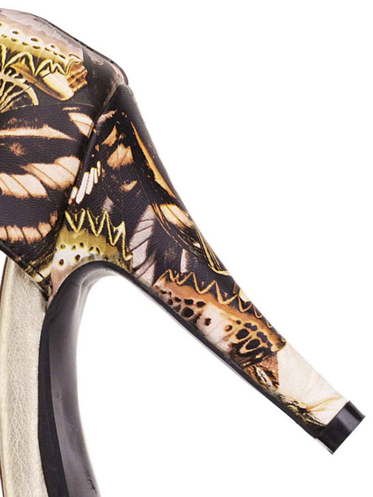 Retro Pointed Toe Bow High Heel Shoes - Image 9