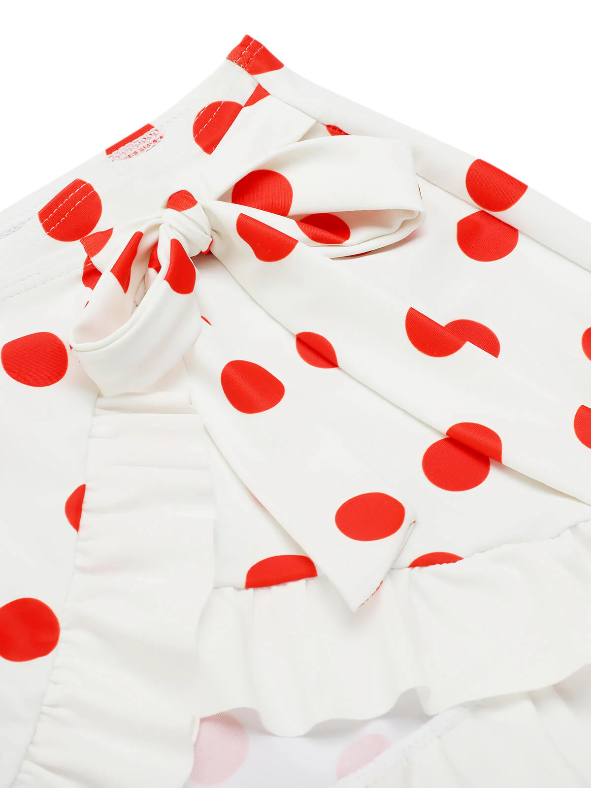 1950s Retro Polka Dots Bikini Set & Apron - Image 5