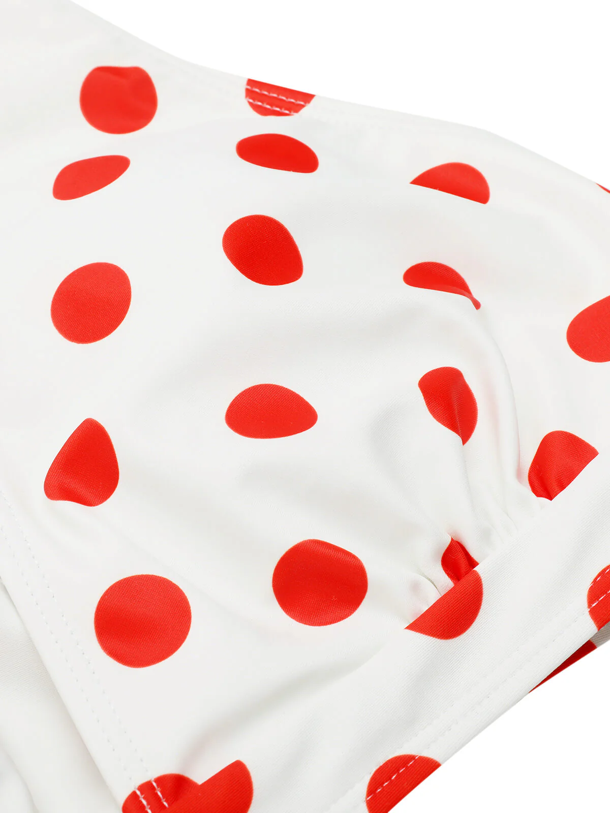 1950s Retro Polka Dots Bikini Set & Apron - Image 6