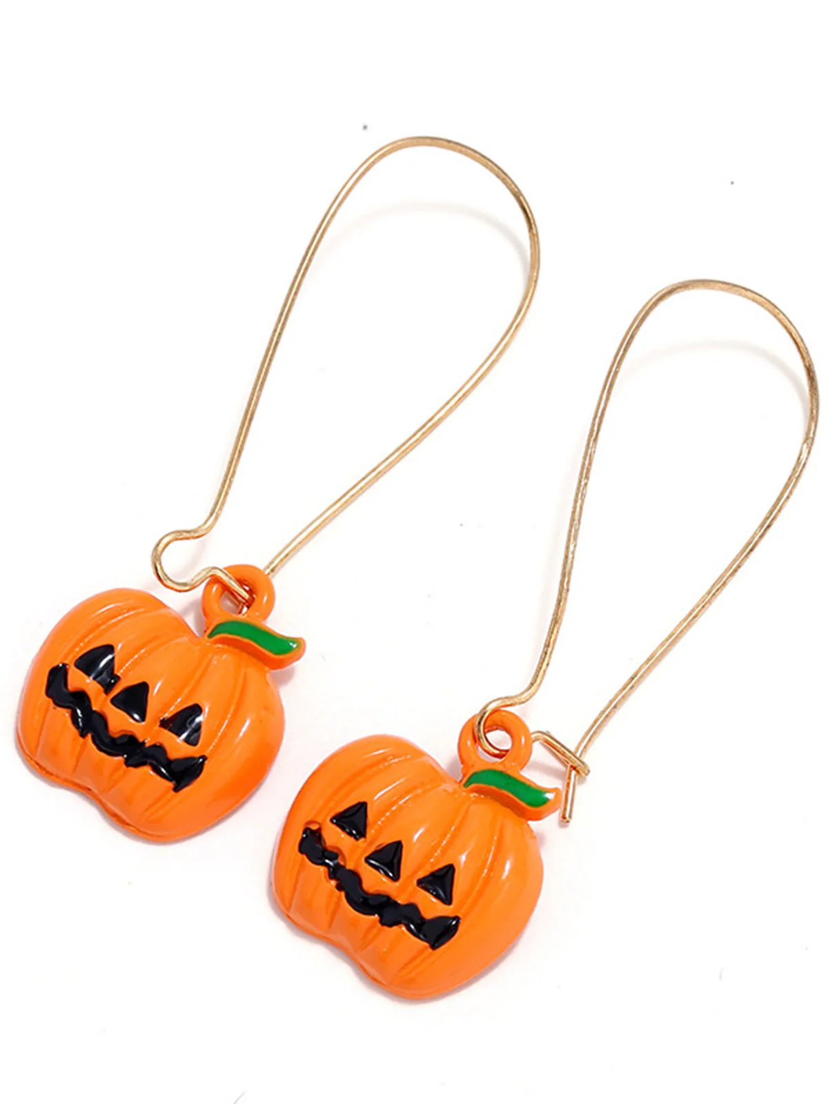 Retro Pumpkin Halloween Earring - Image 3