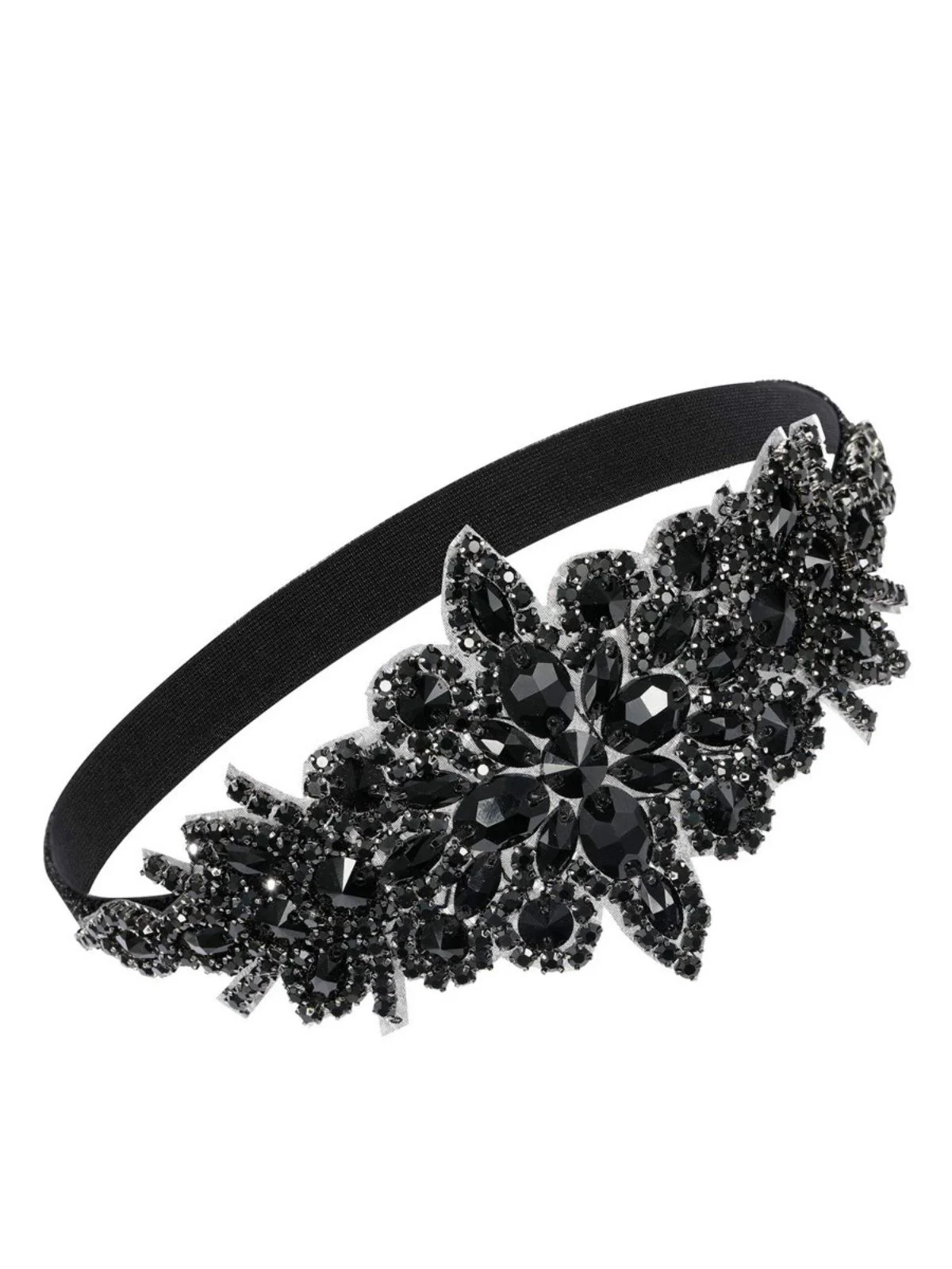 Retro Rhinestone Fashionable Headband - Image 3